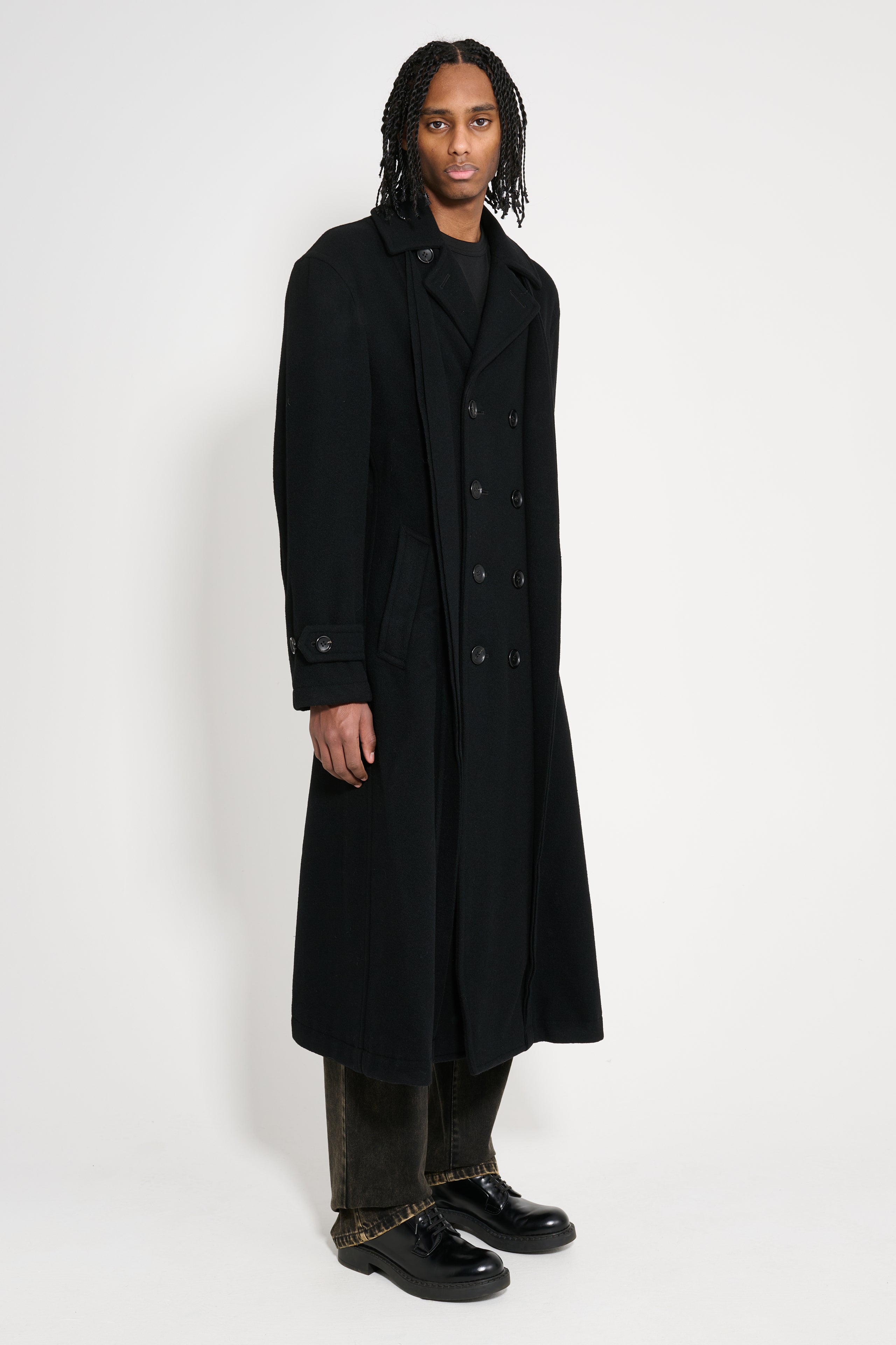 Comme des Garçons Homme Plus Tailored Coat Black