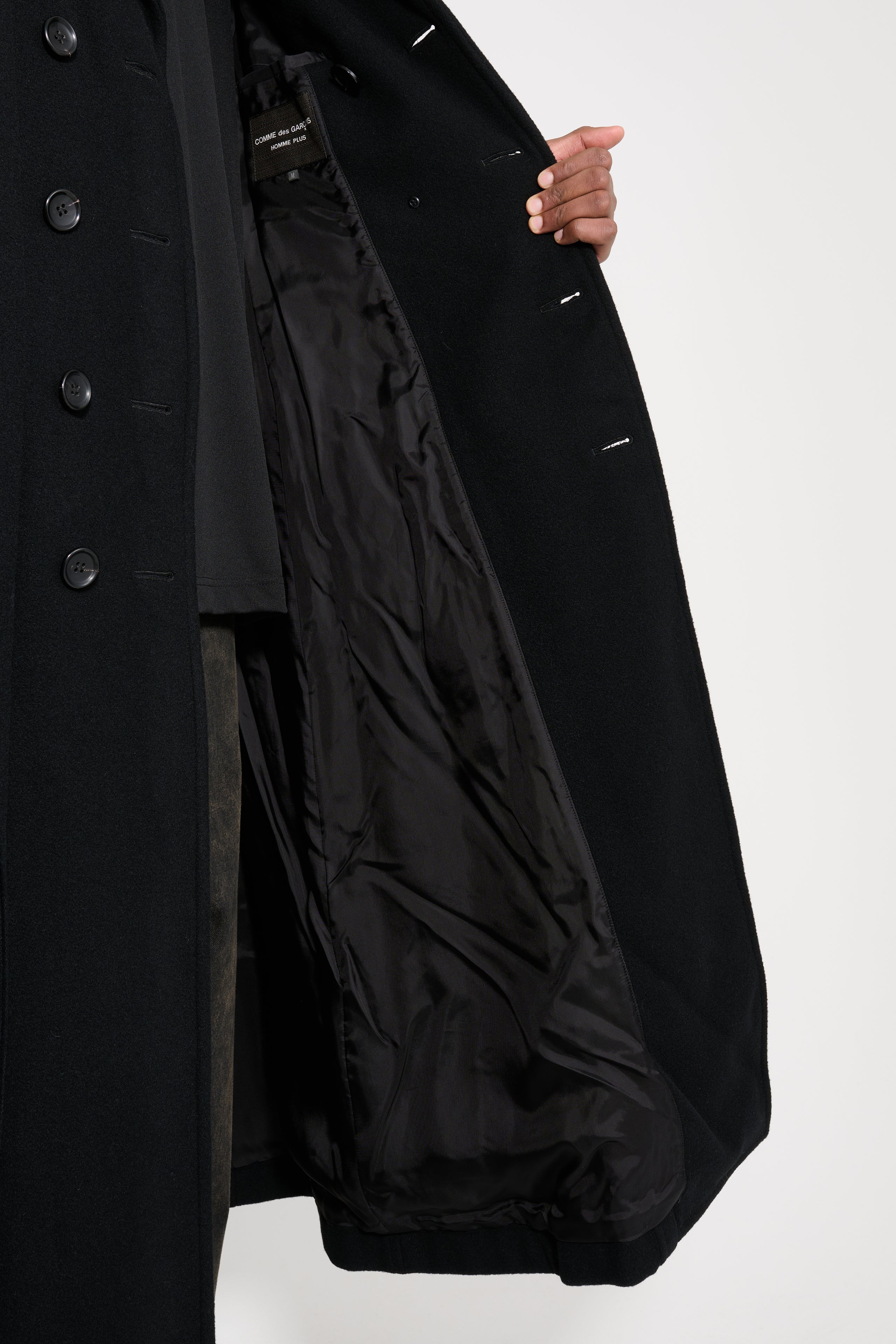 Comme des Garçons Homme Plus Tailored Coat Black