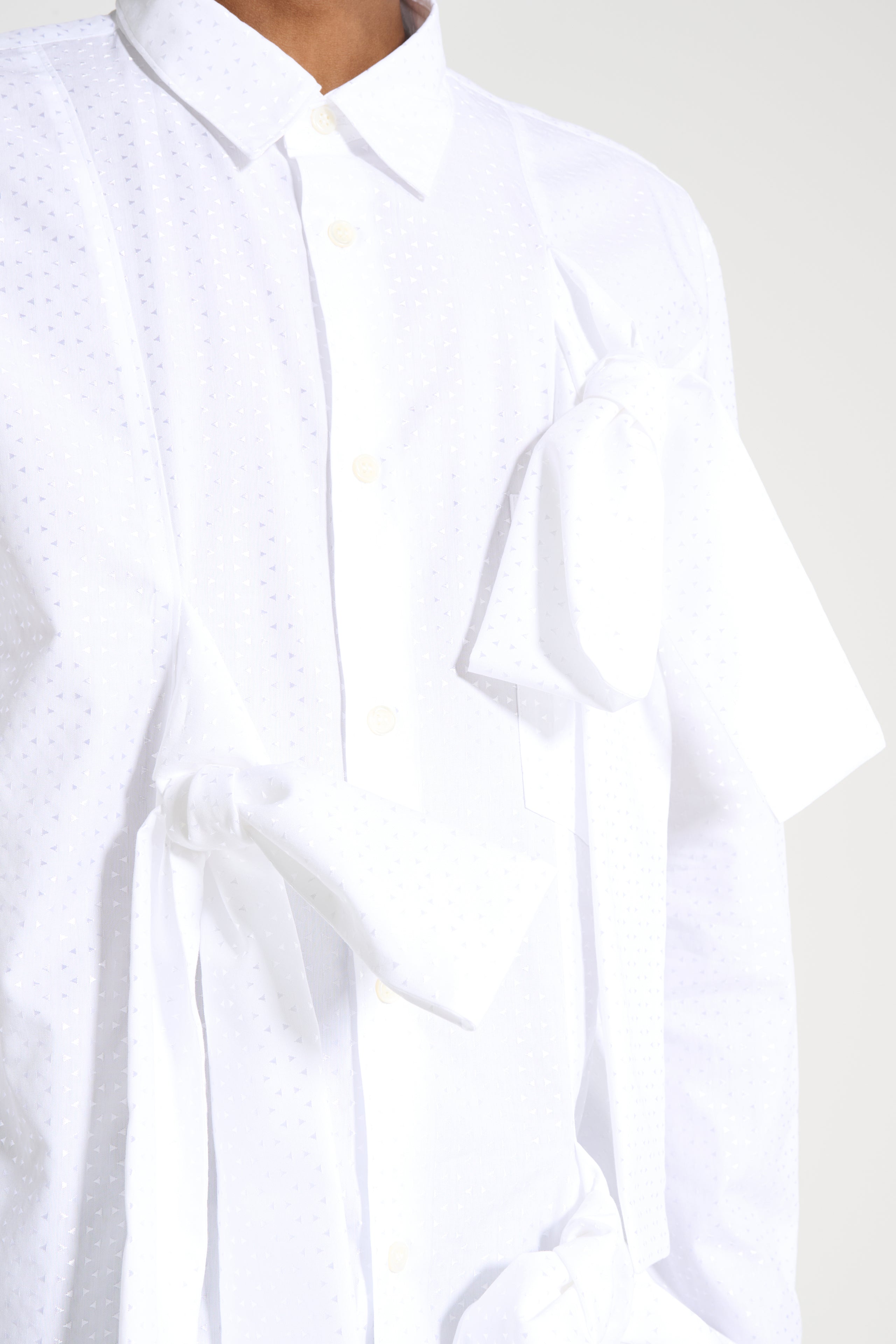 Comme des Garçons Homme Plus Jacquard Shirt White