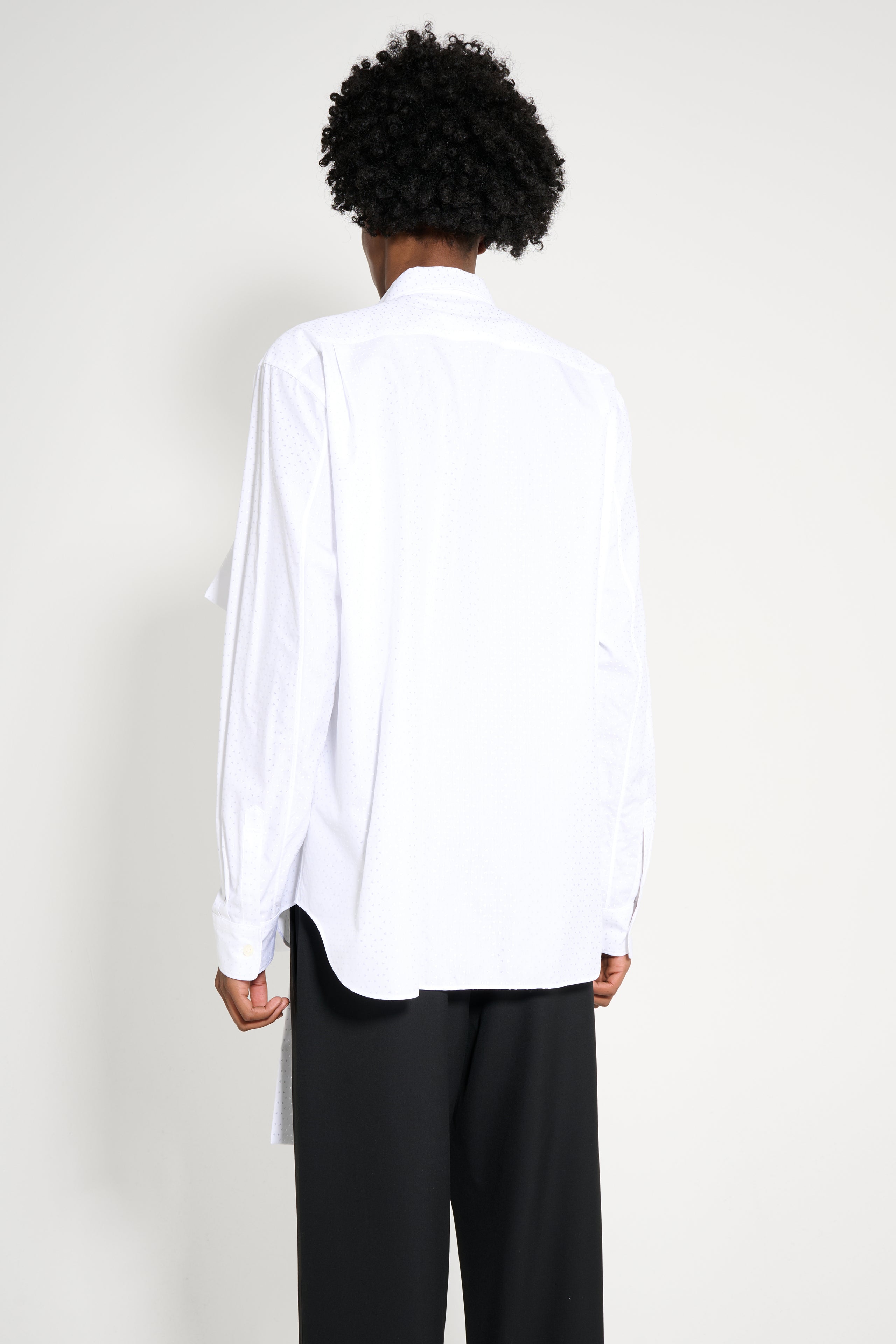 Comme des Garçons Homme Plus Jacquard Shirt White