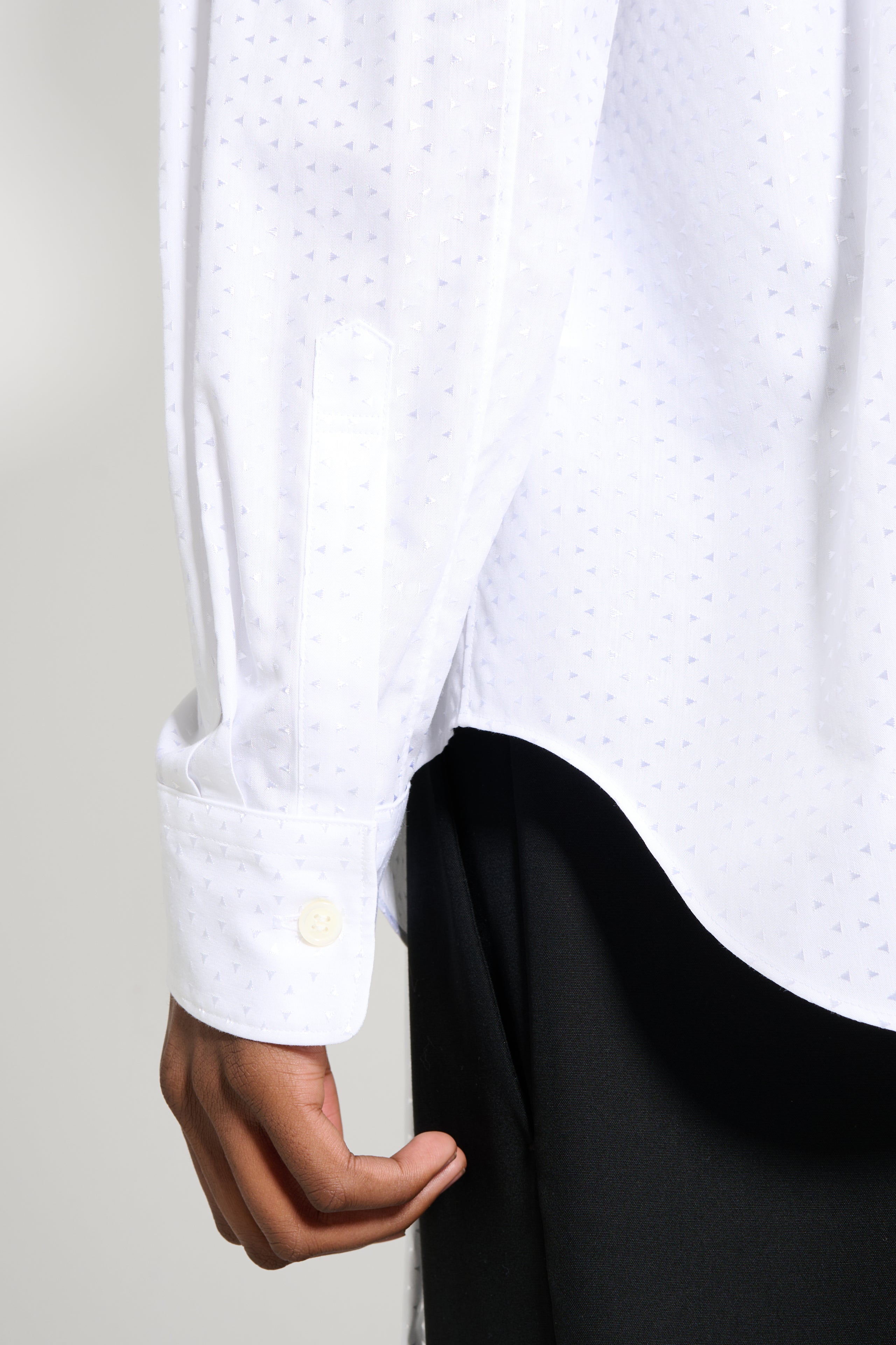 Comme des Garçons Homme Plus Jacquard Shirt White