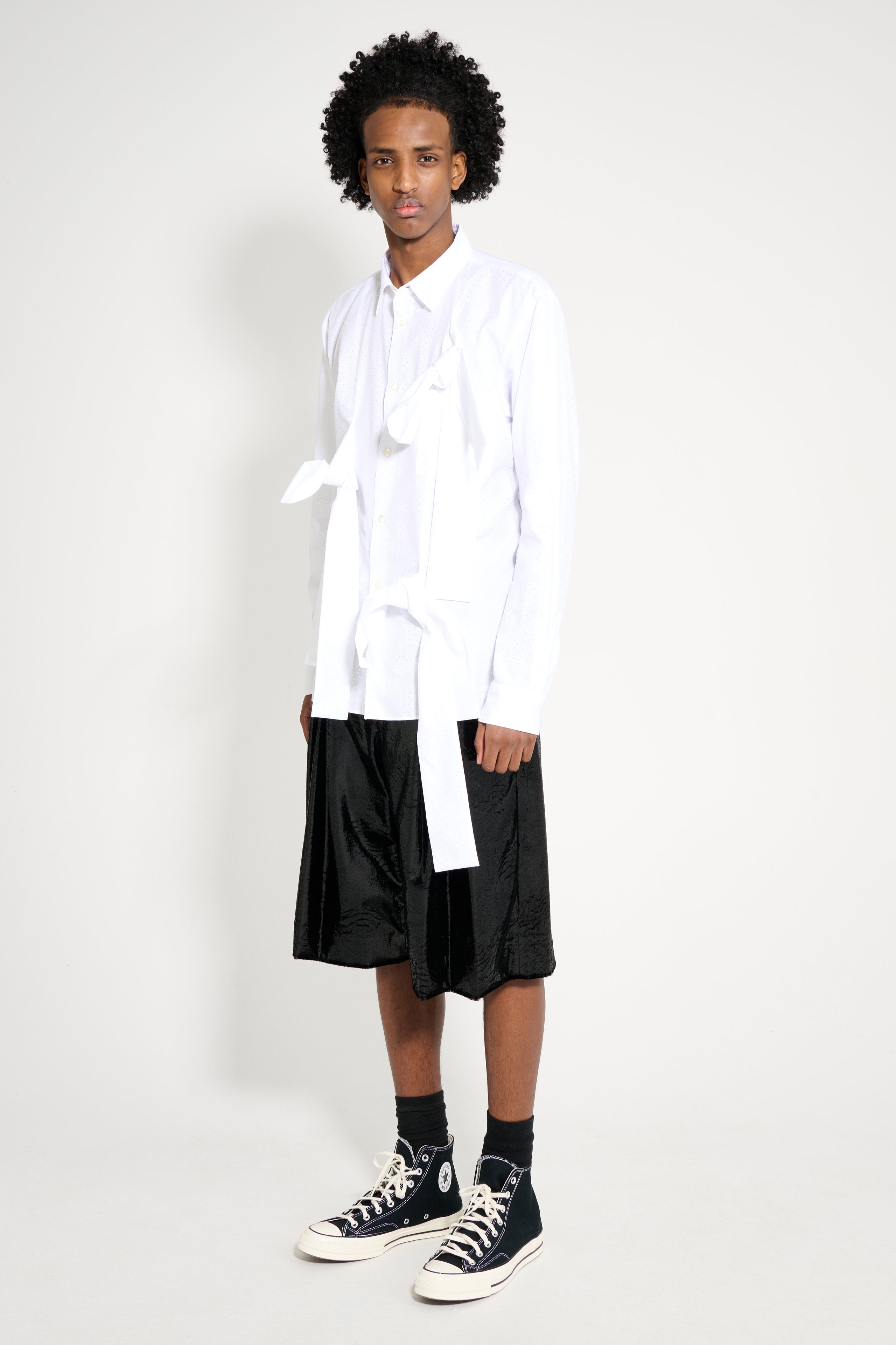 Comme des Garçons Homme Plus Shorts Shiny Black