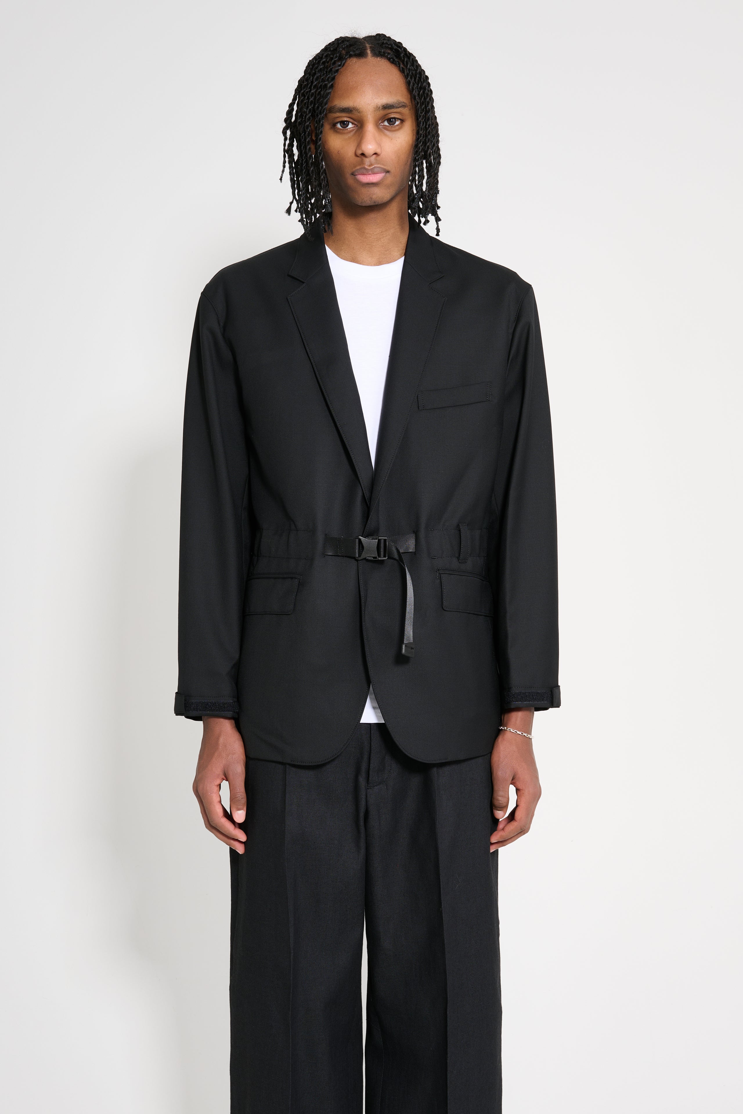 Comme des Garçons Homme Belted Jacket Black