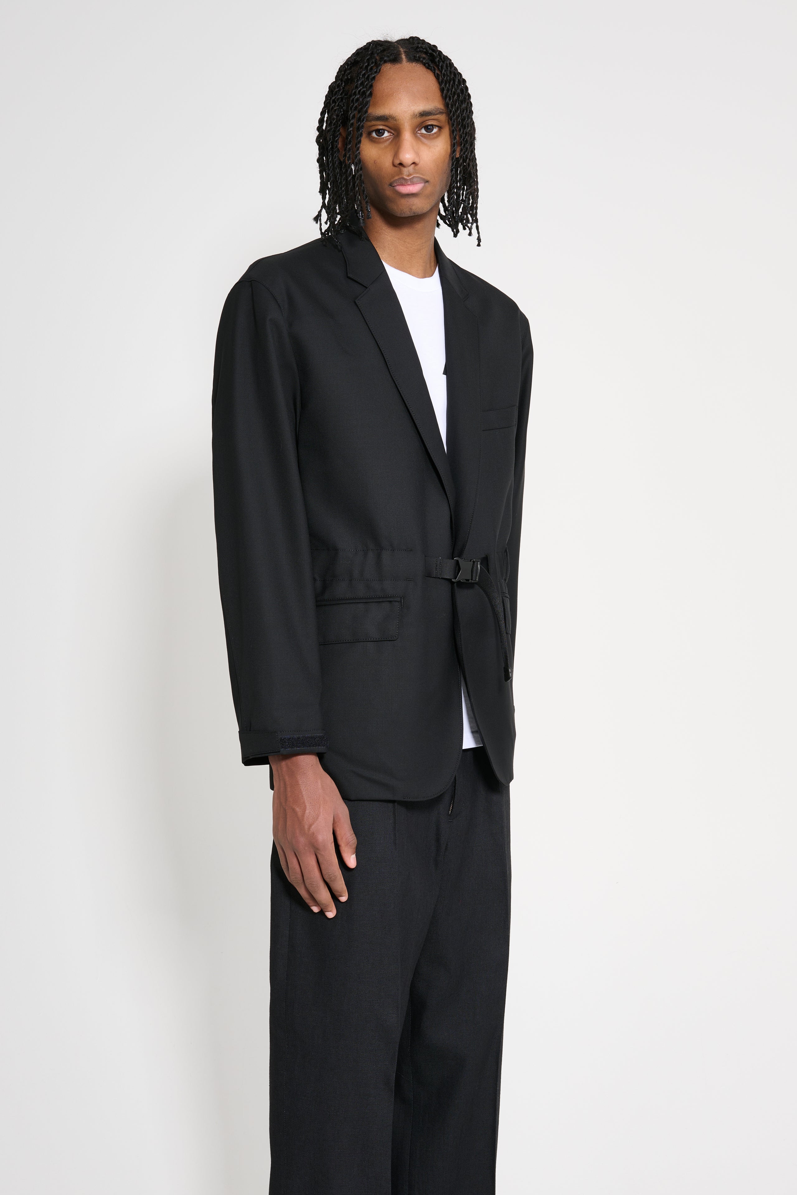 Comme des Garçons Homme Belted Jacket Black