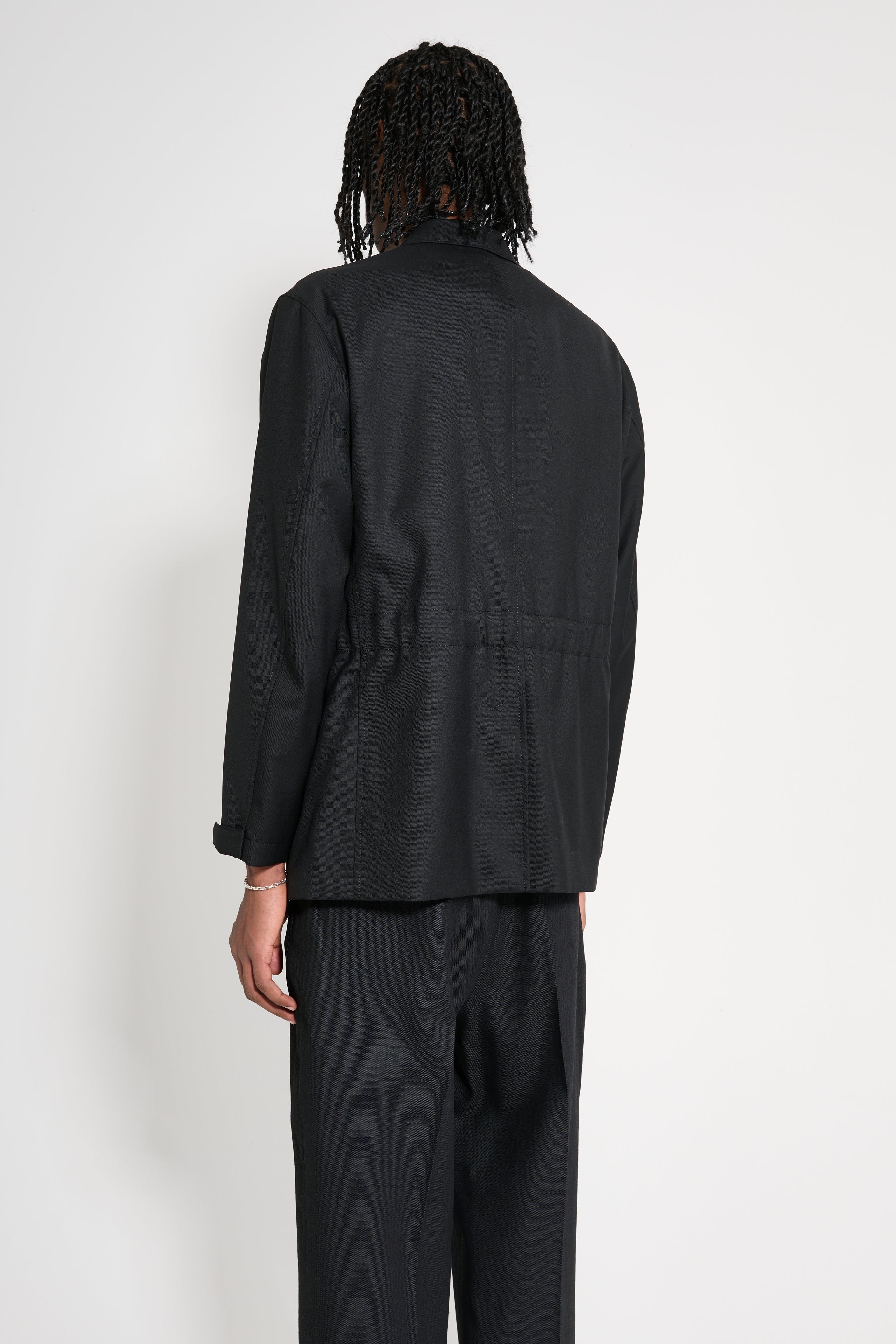 Comme des Garçons Homme Belted Jacket Black