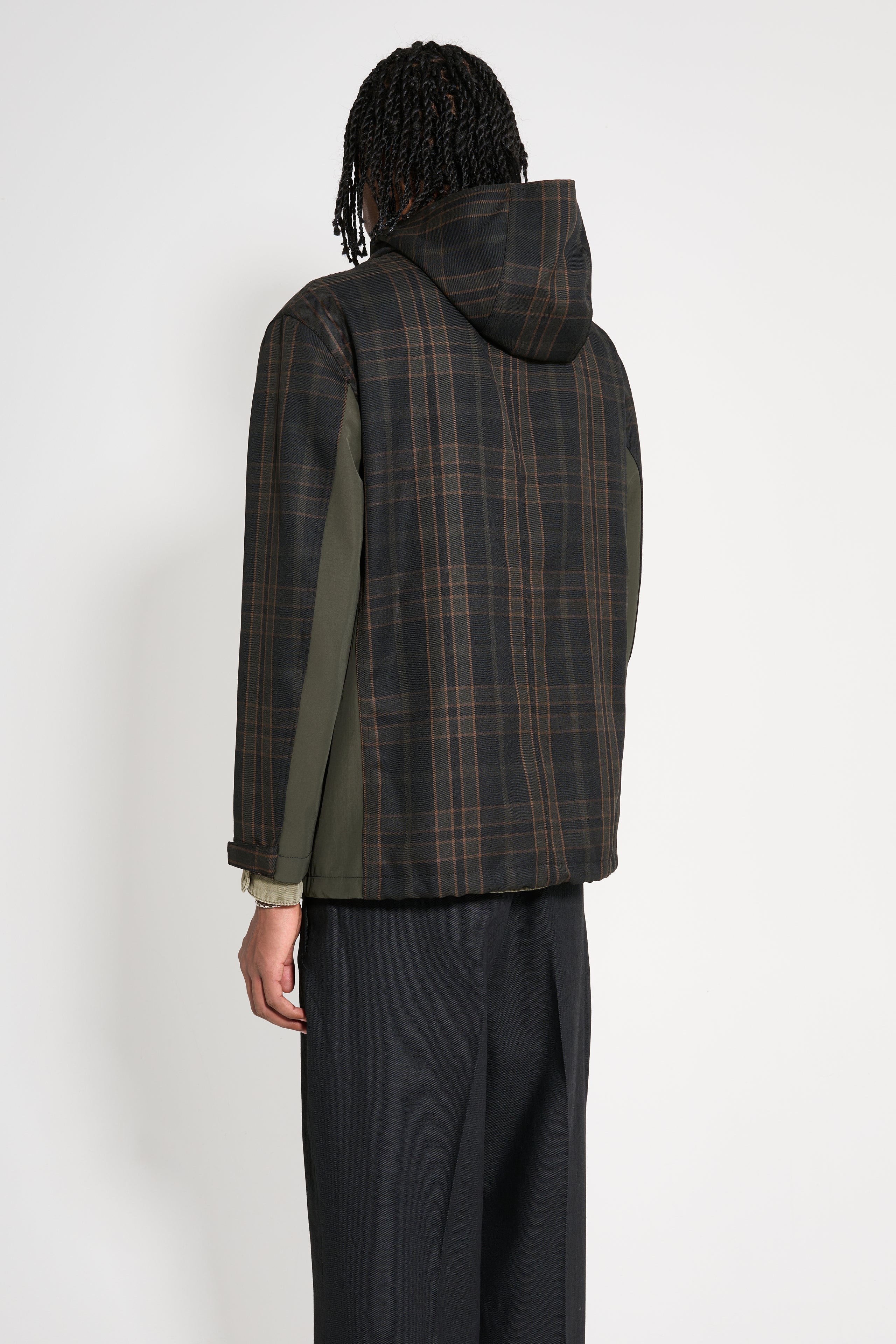 Comme des Garçons Homme Hooded Jacket Black / Khaki