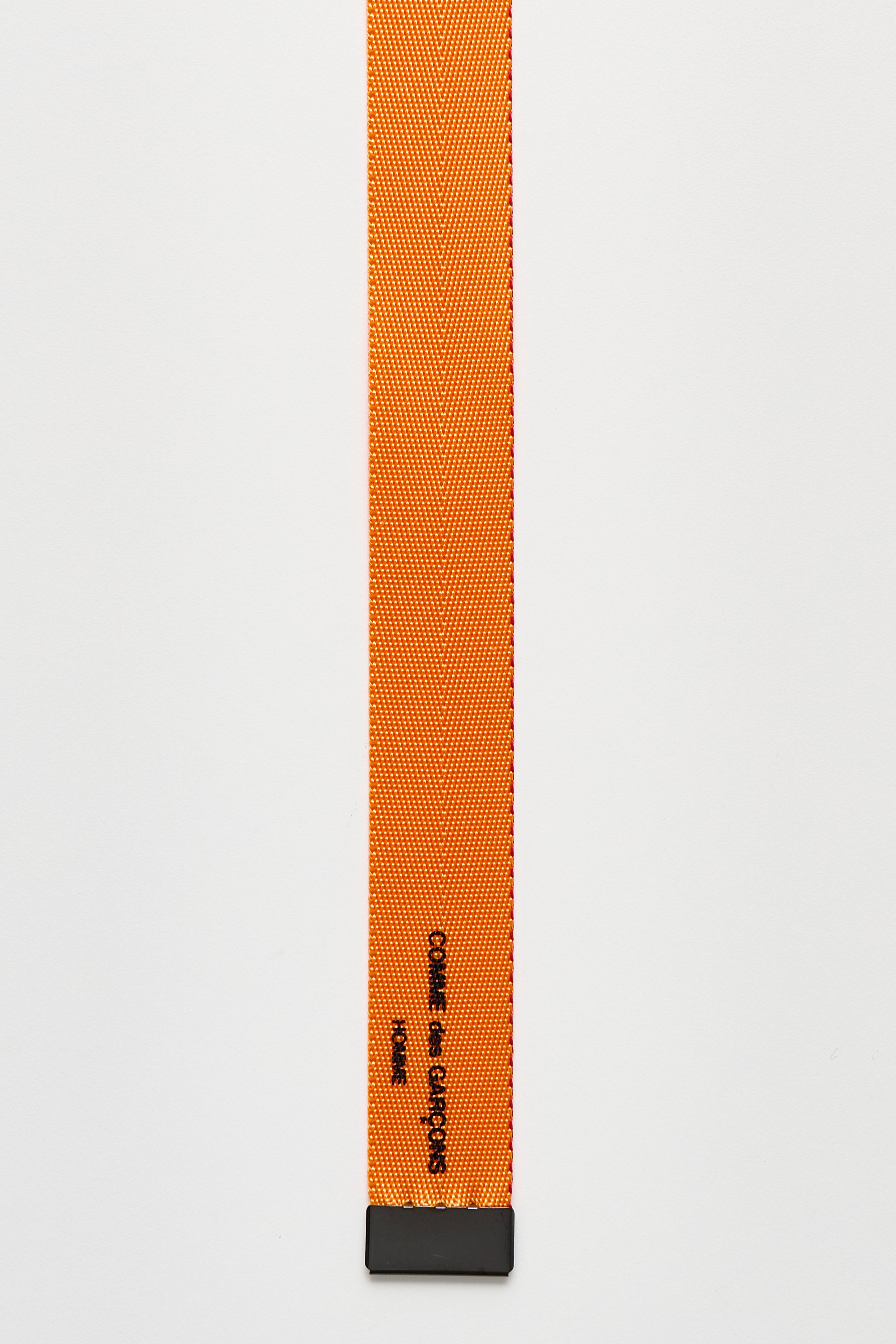 Comme des Garçons Homme Logo Belt Orange