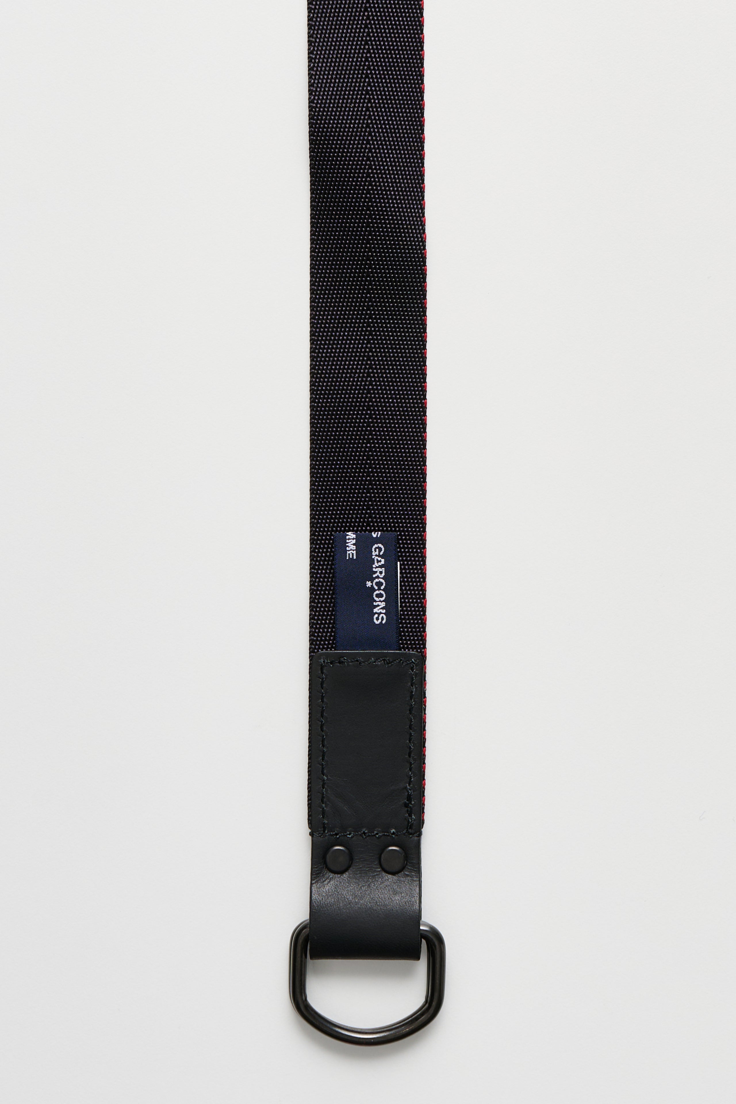 Comme des Garçons Homme Logo Belt Black