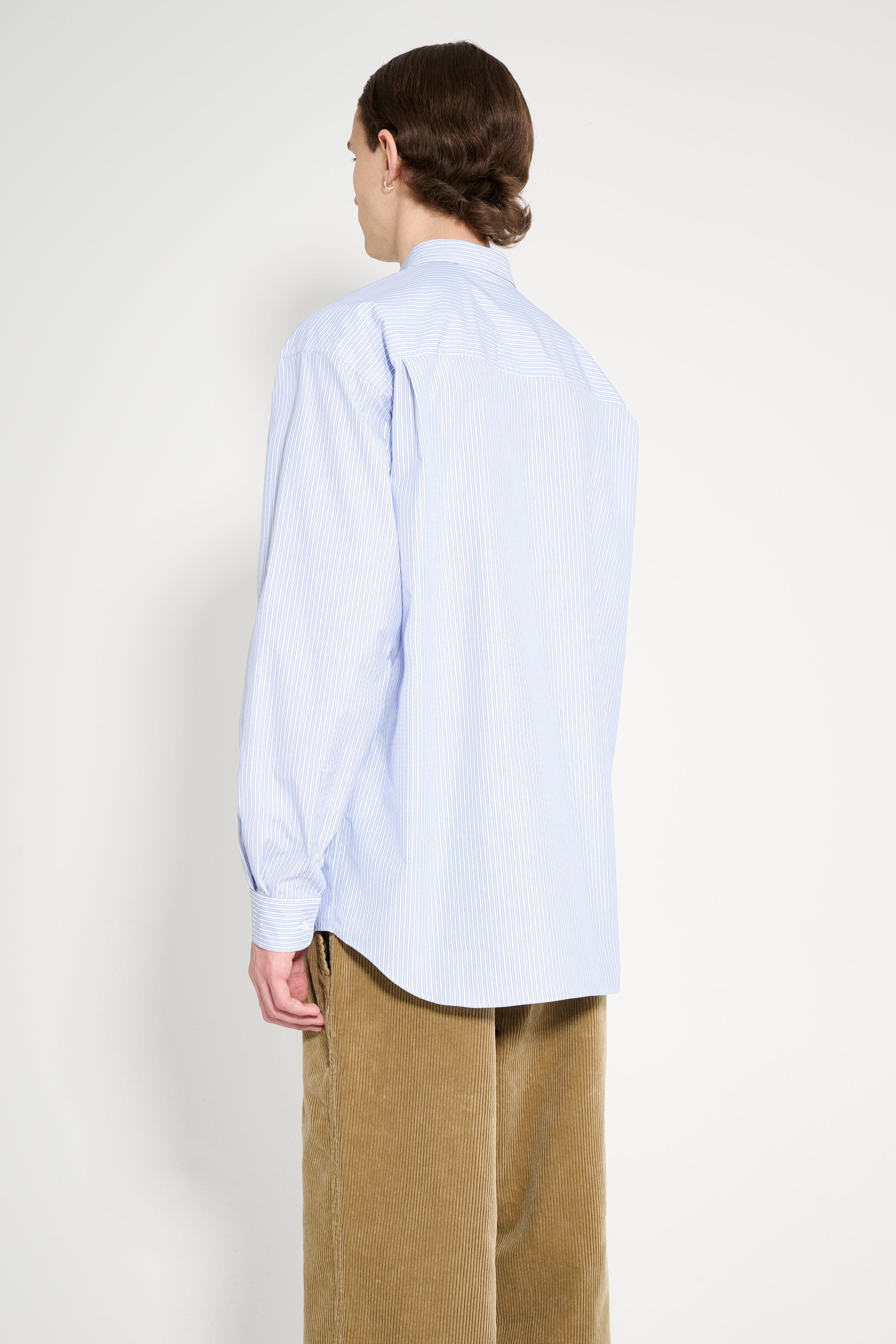 Comme des Garçons Homme Broad Stripe Cut-Out Shirt