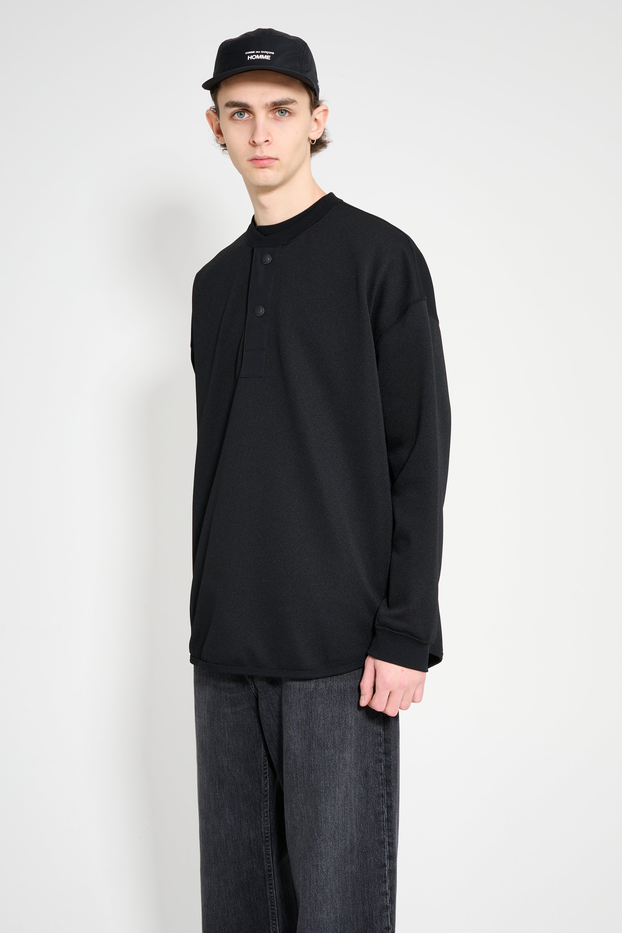 Comme des Garçons Homme Polyester Sweater Black