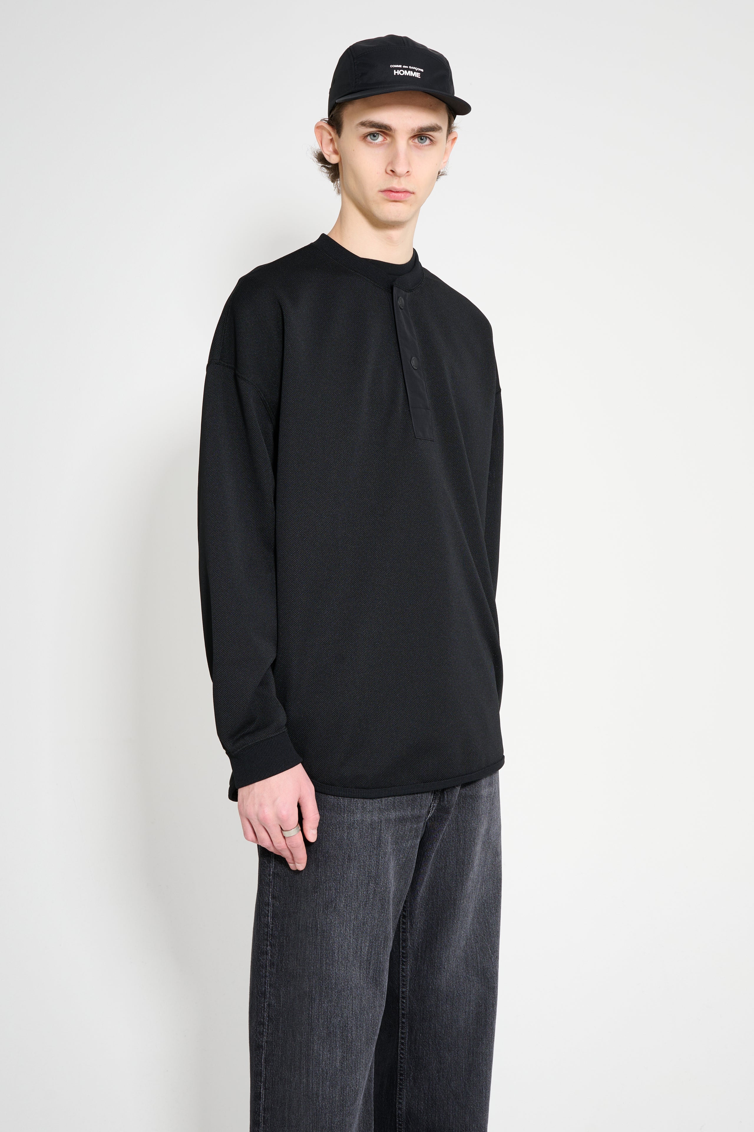 Comme des Garçons Homme Polyester Sweater Black