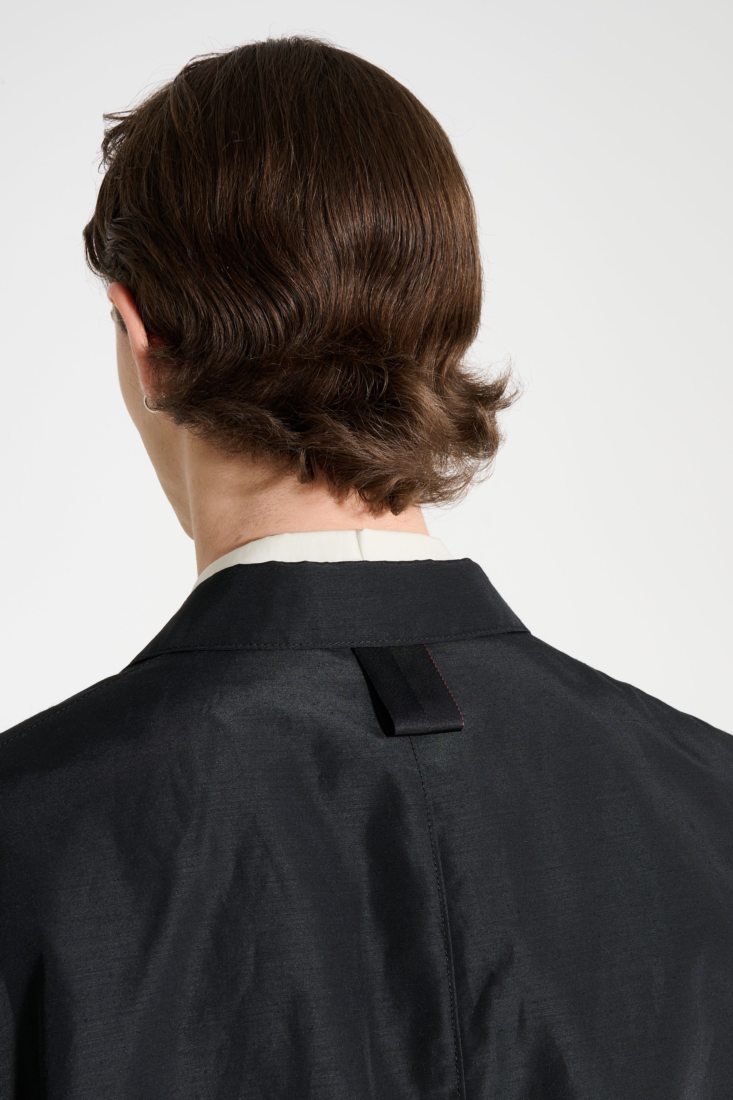 Comme des Garçons Homme Polyester Linen Jacket Black