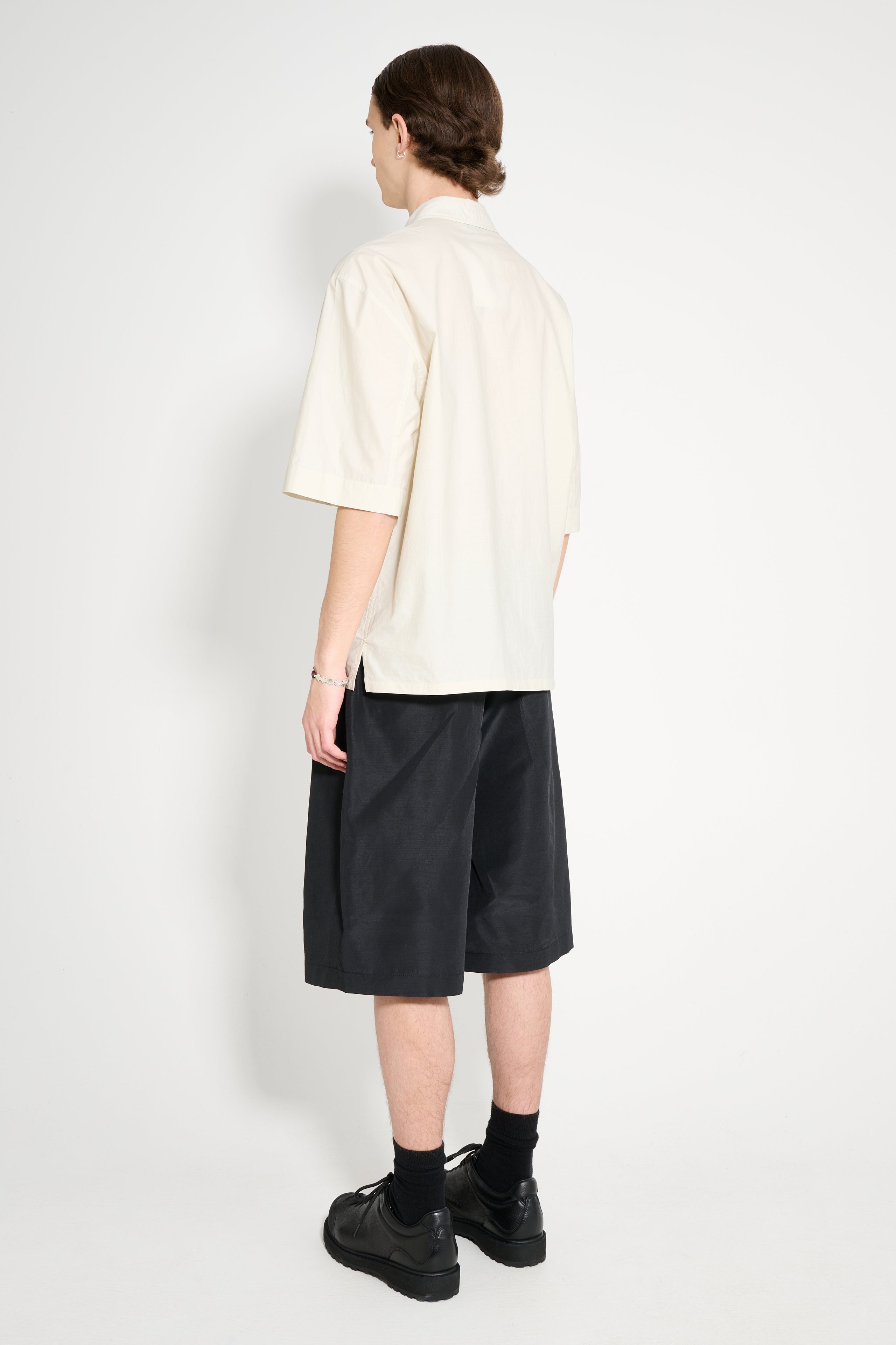 Comme des Garçons Homme Linen Shorts Black