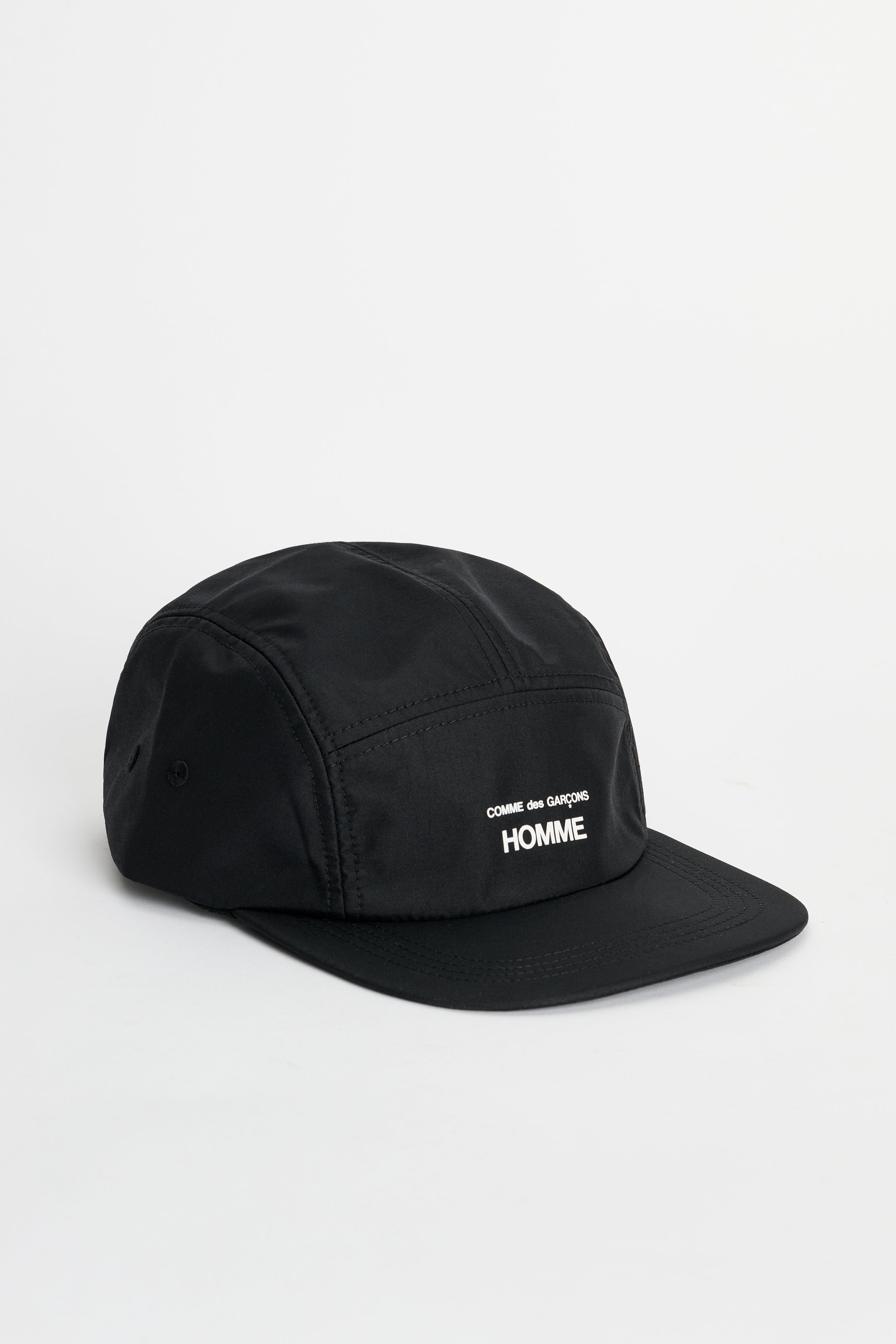 Comme des Garçons Homme 5-Panel Logo Hat Black