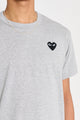 Comme des Garçons Play Small Heart T-Shirt Grey