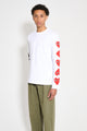 Comme des Garçons Play Printed Sleeves T-shirt White