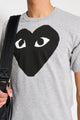 Comme des Garçons Play Big Heart T-shirt Grey