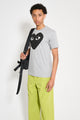 Comme des Garçons Play Big Heart T-shirt Grey