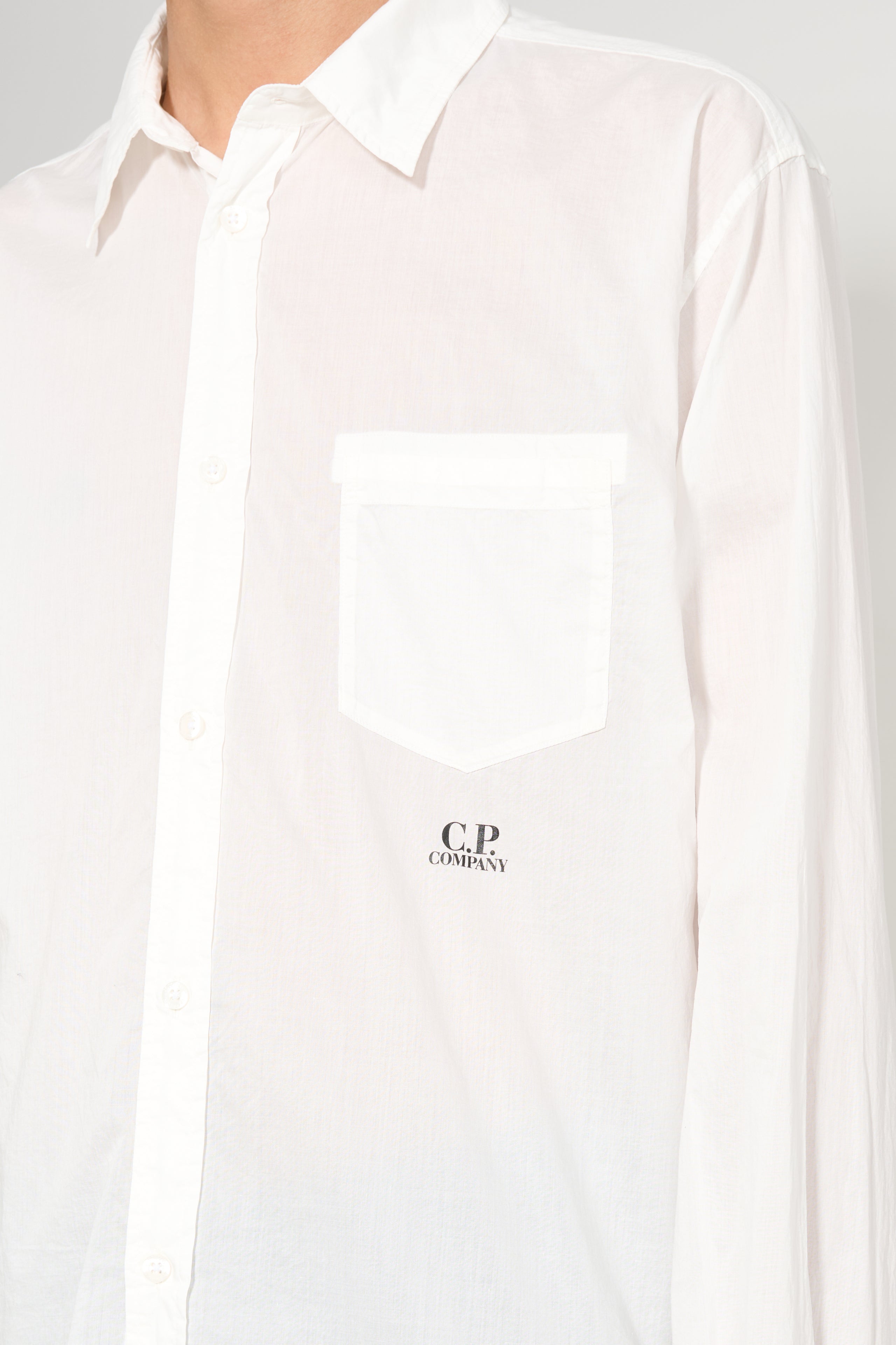 C.P. Company Shirt Gauze White