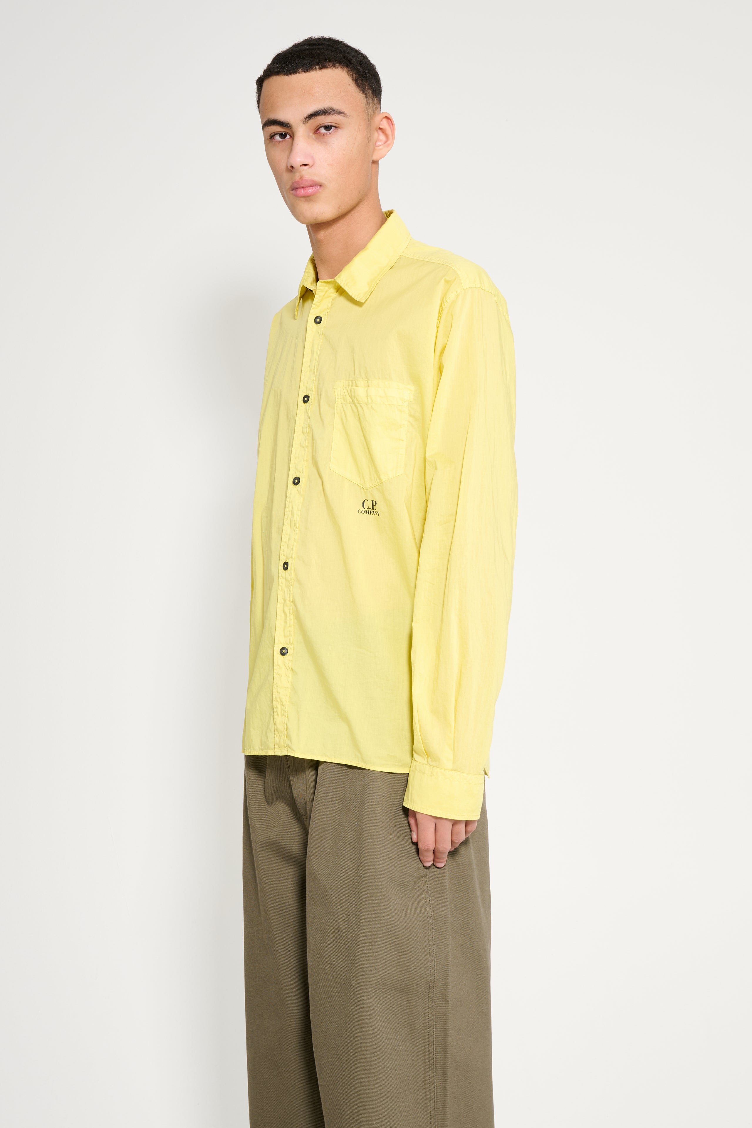 C.P. Company Shirt Gauze Bright Yellow