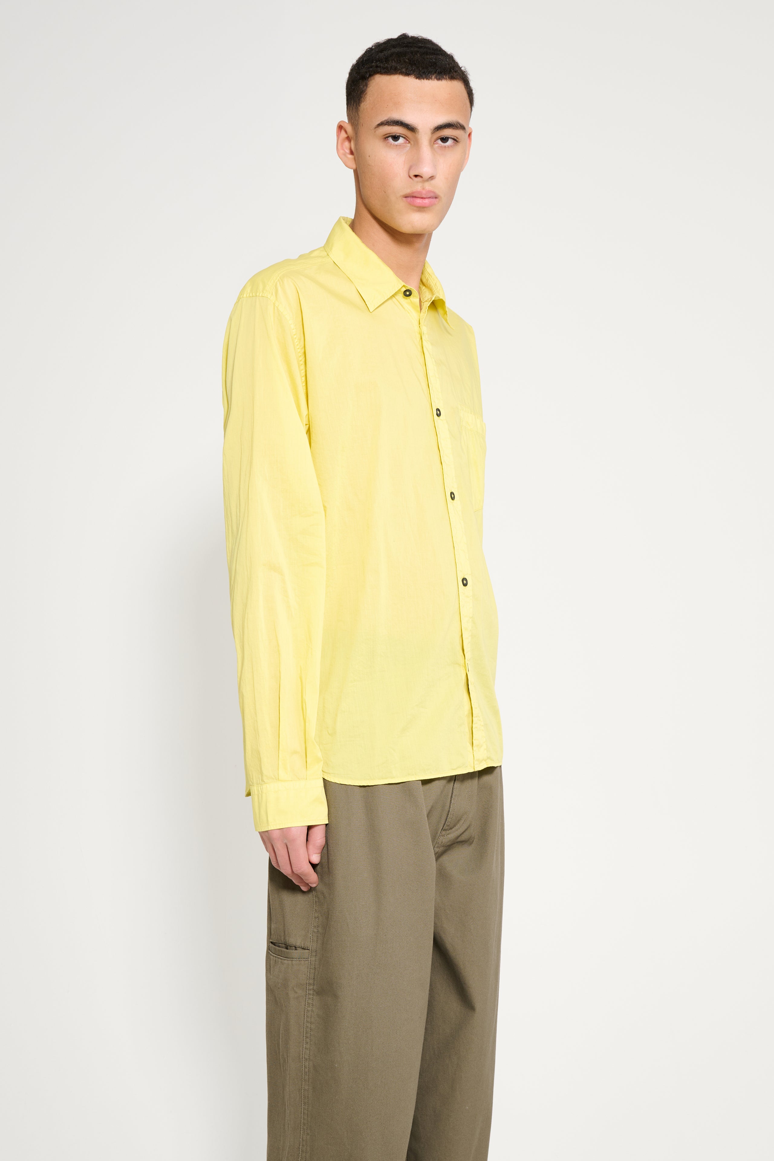 C.P. Company Shirt Gauze Bright Yellow