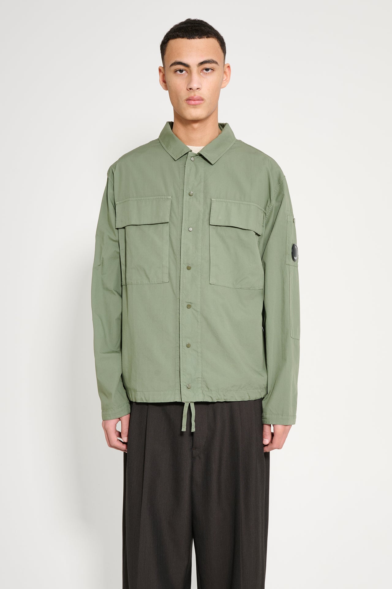 C.P. Company Lens Overshirt Thyme