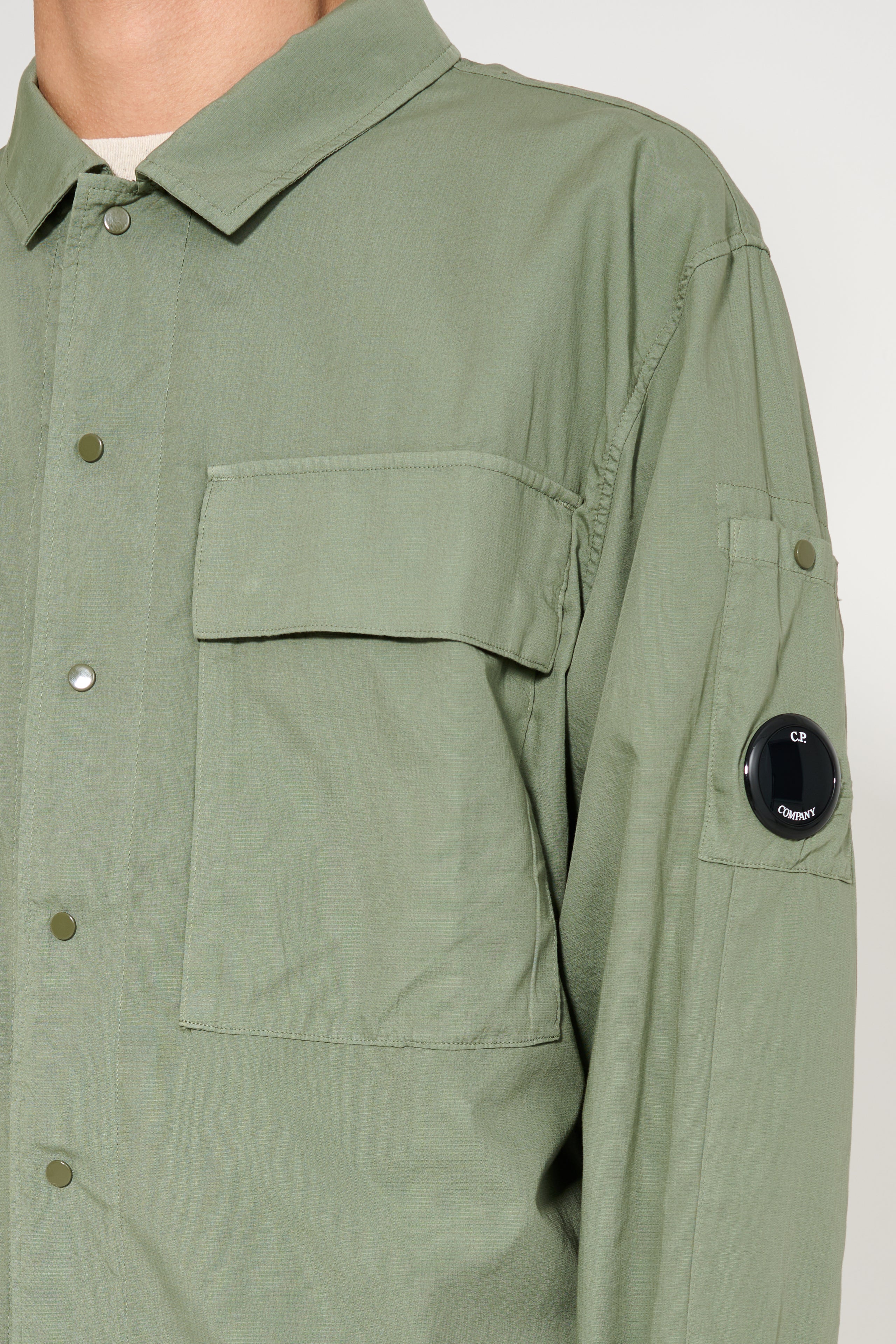 C.P. Company Lens Overshirt Thyme