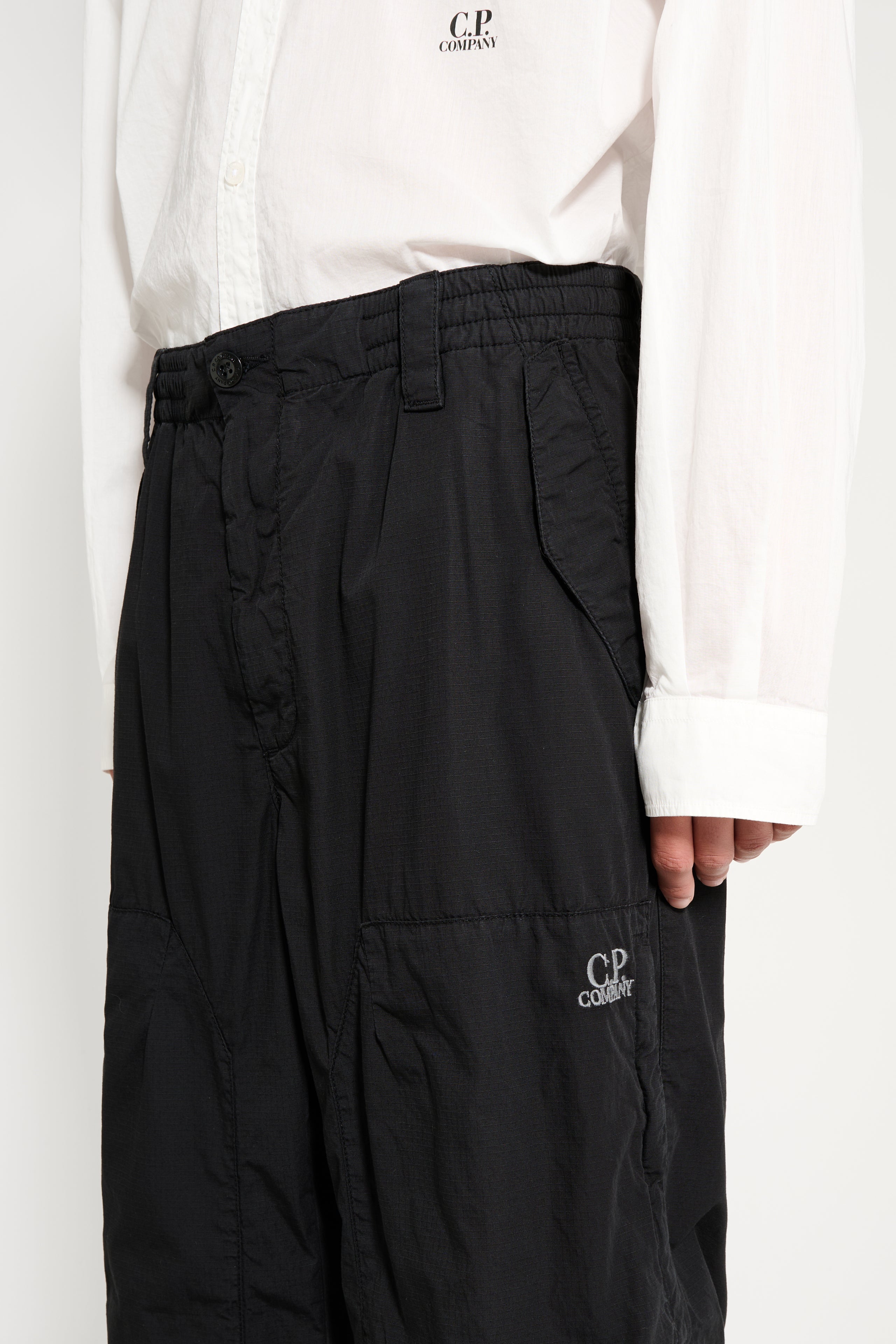 C.P. Company Loose Pants Black