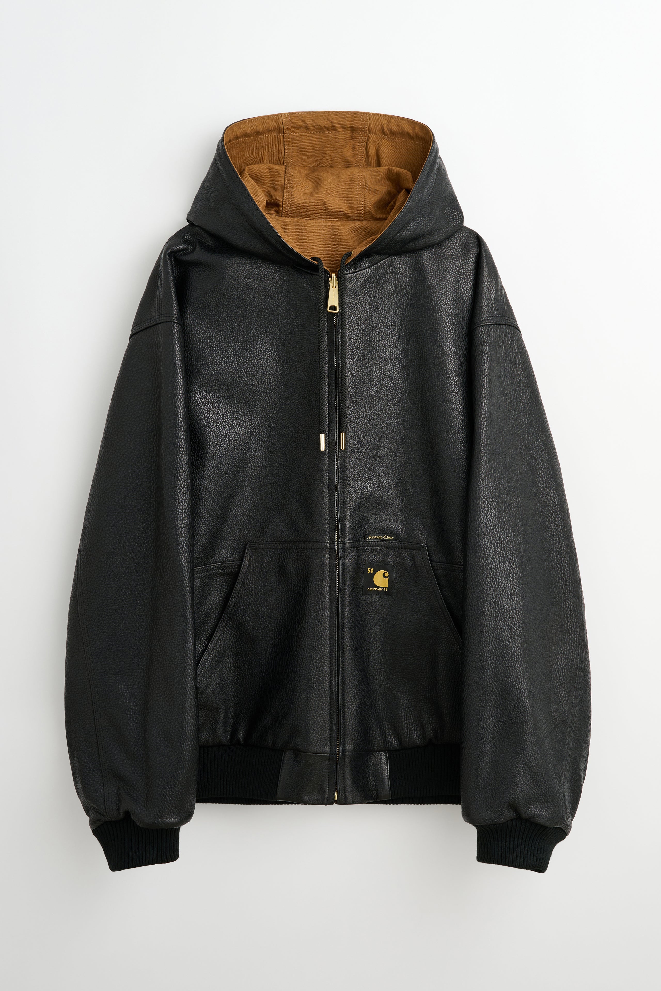Carhartt WIP 50th Anniversary OG Active Jacket Leather Black / Hamilton Brown