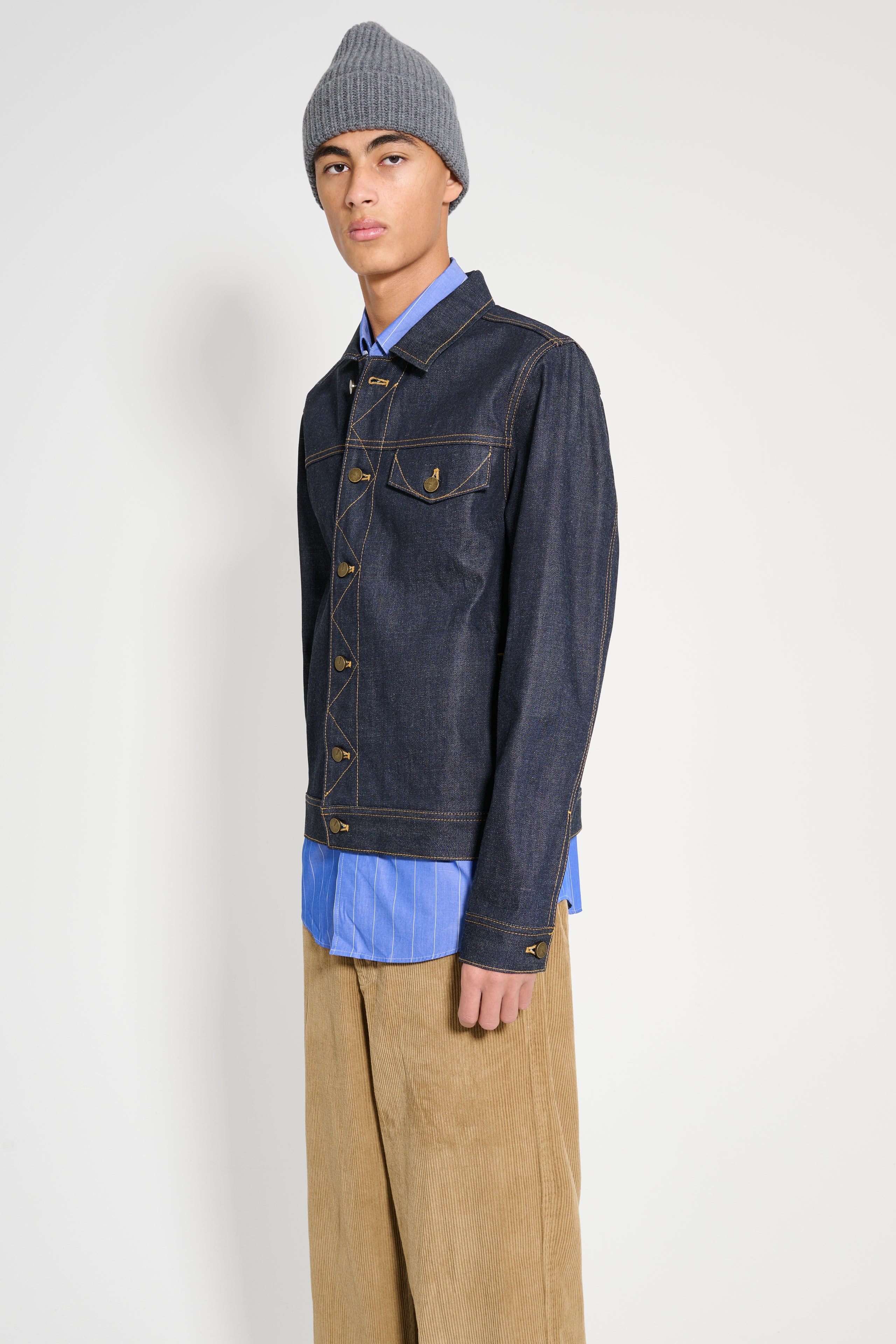 Carter Young Arch Denim Jacket Raw Indigo