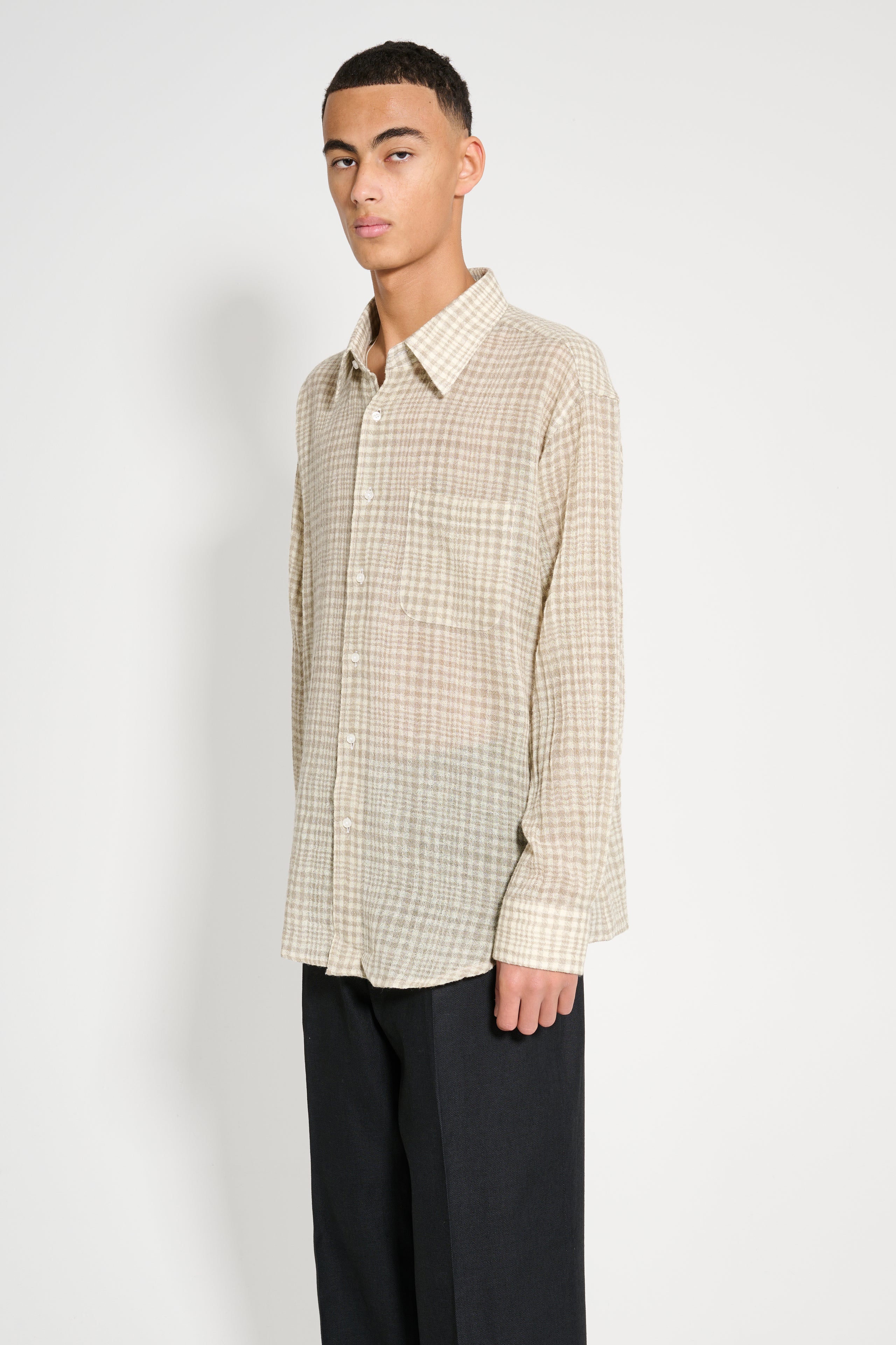 Carter Young Hugo Shirt Butter / Cream Check