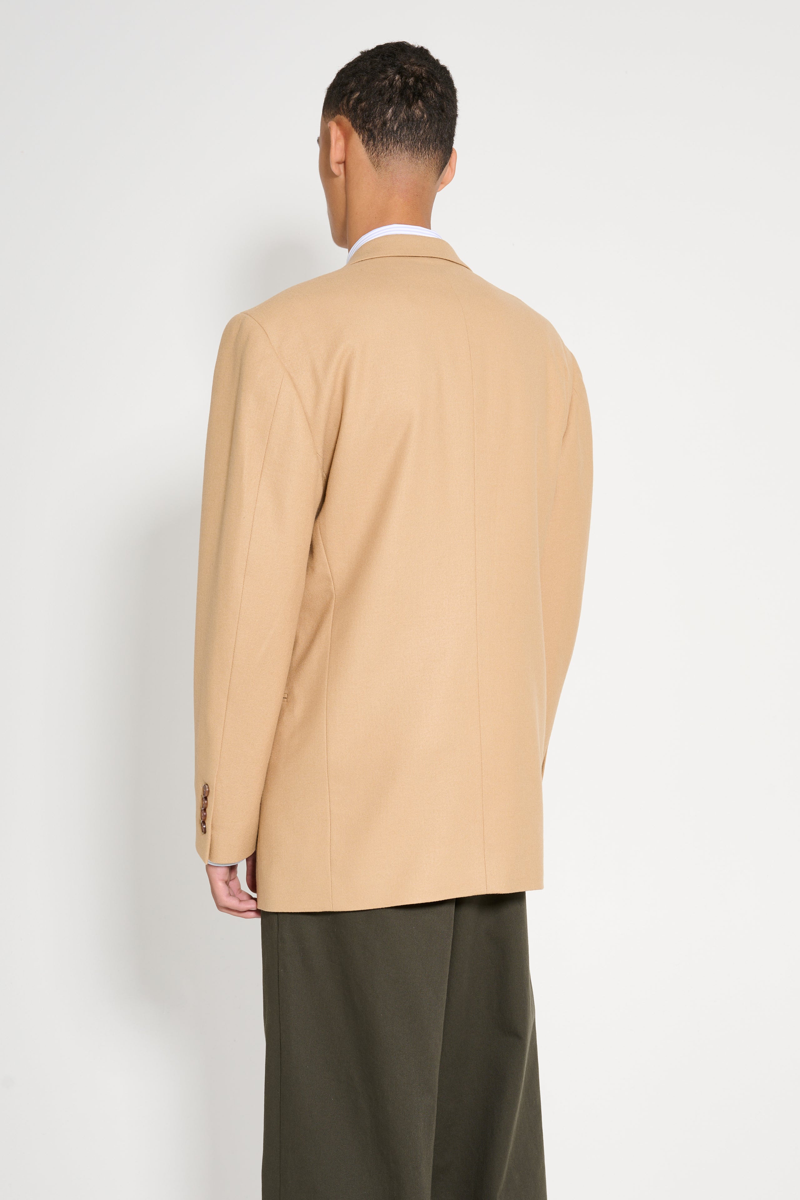 Carter Young Double Breasted Blazer Camel