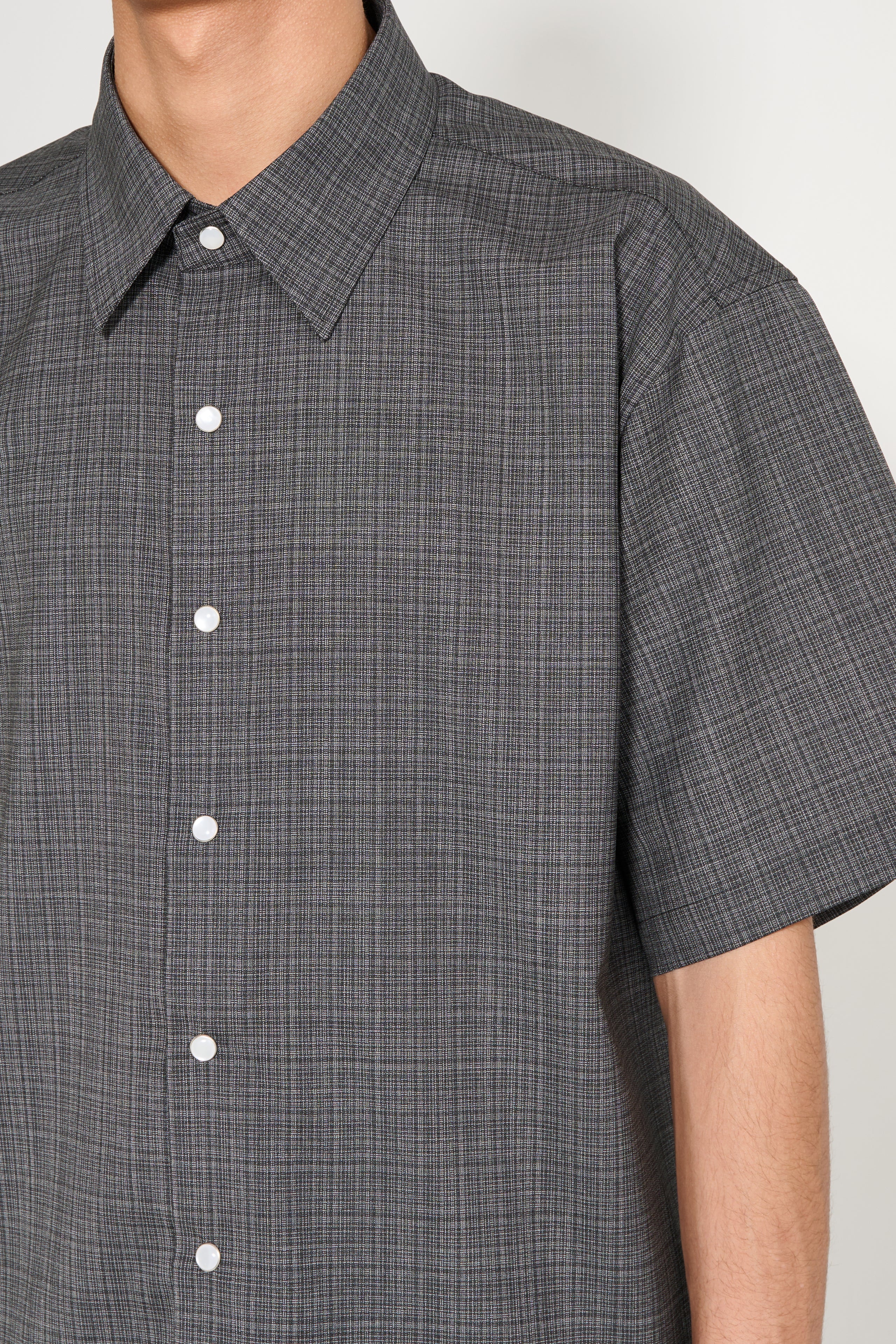 Carter Young S/S Hugo Rancher Shirt Iron Check