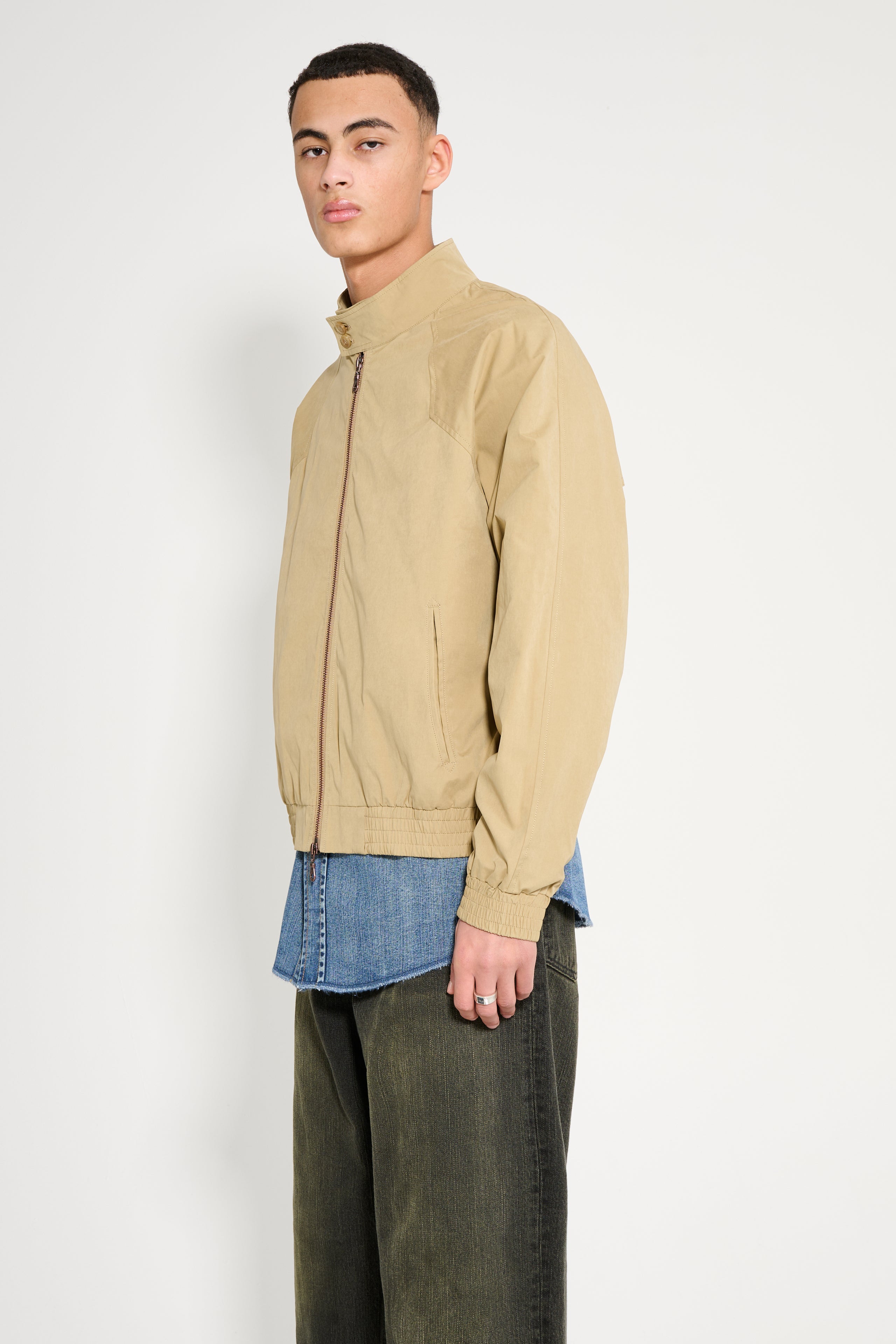 Carter Young Western Harrington Blouson Light Khaki