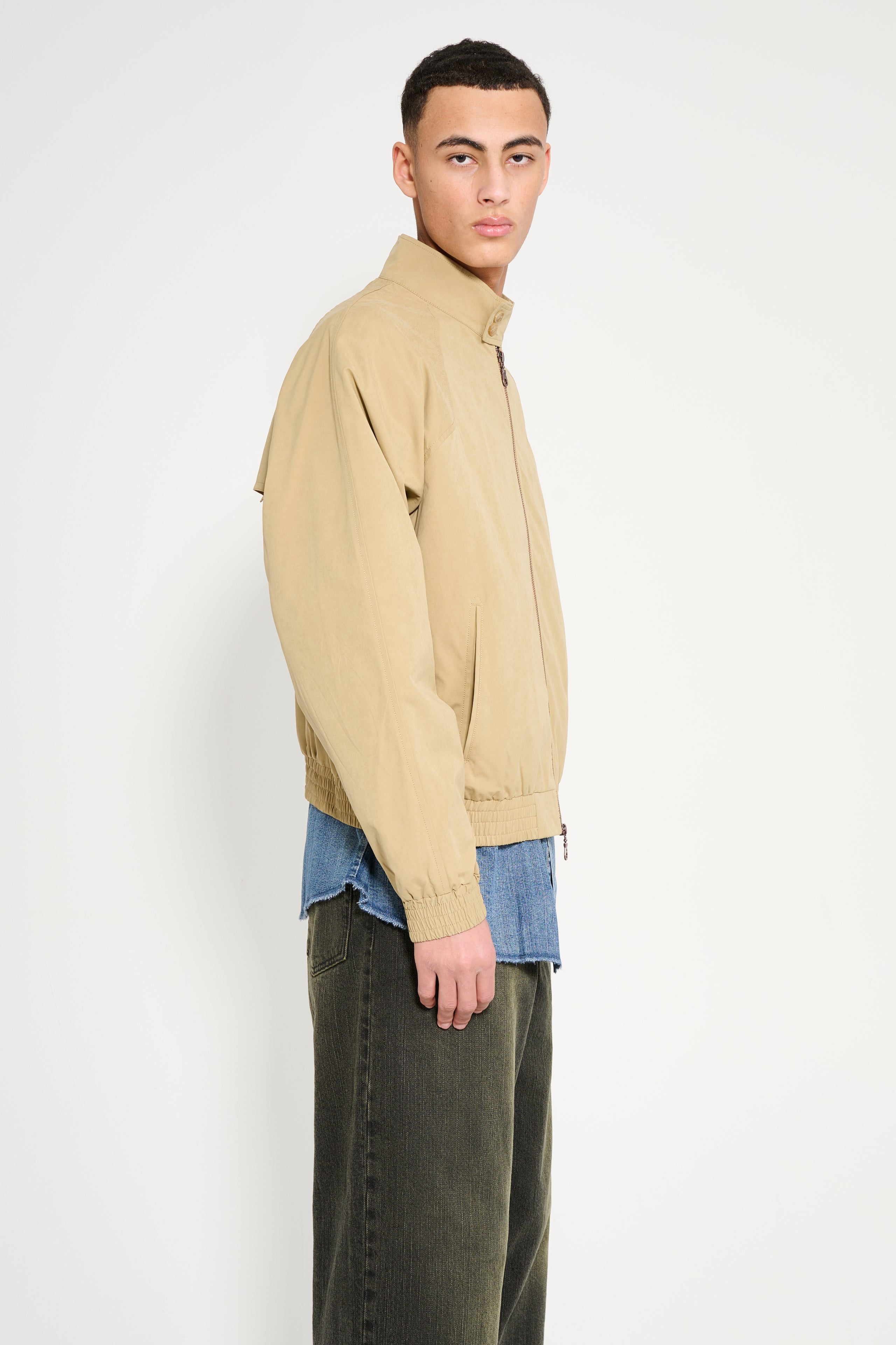 Carter Young Western Harrington Blouson Light Khaki