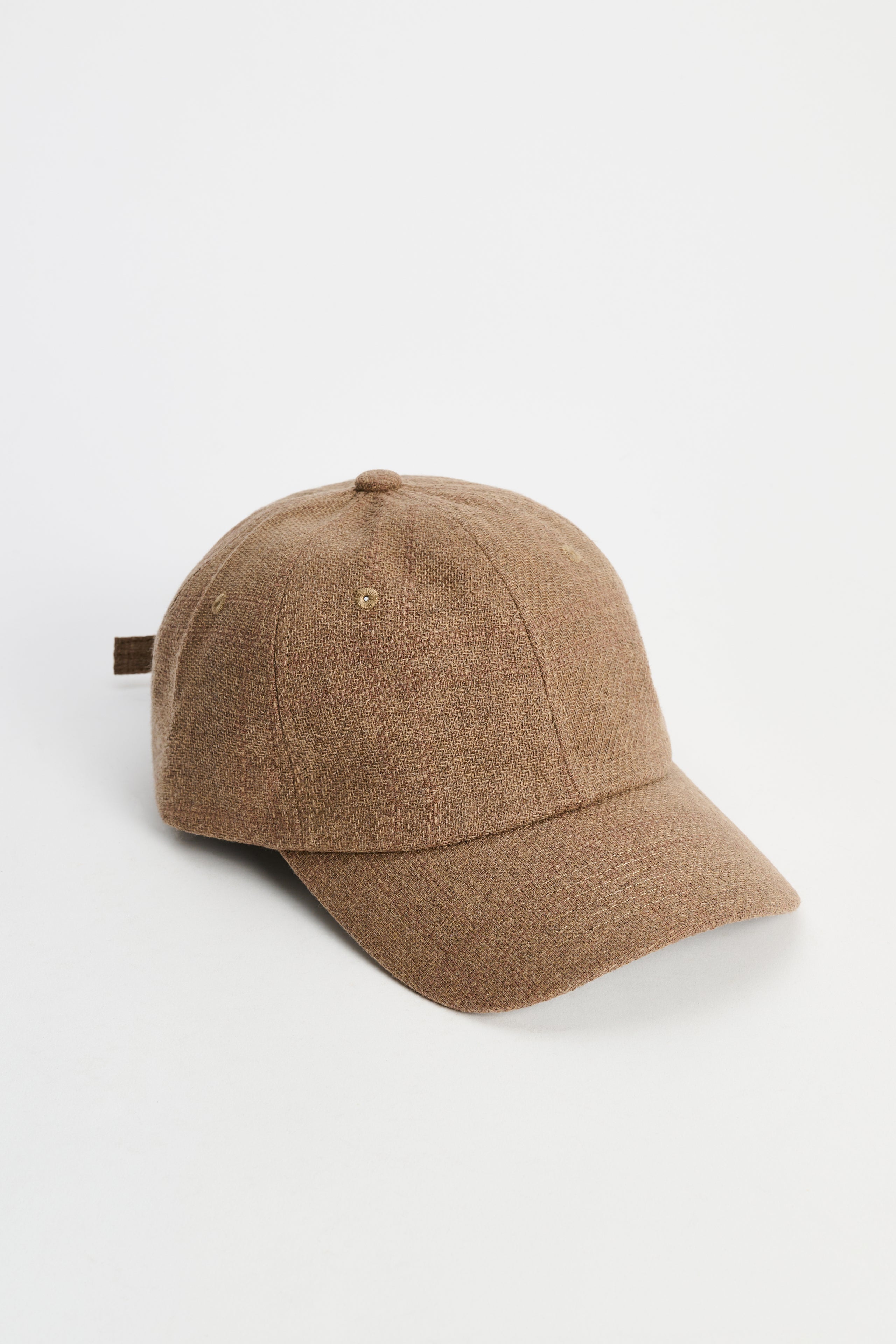 Carter Young Shirting Stripe Baseball Cap Mocha