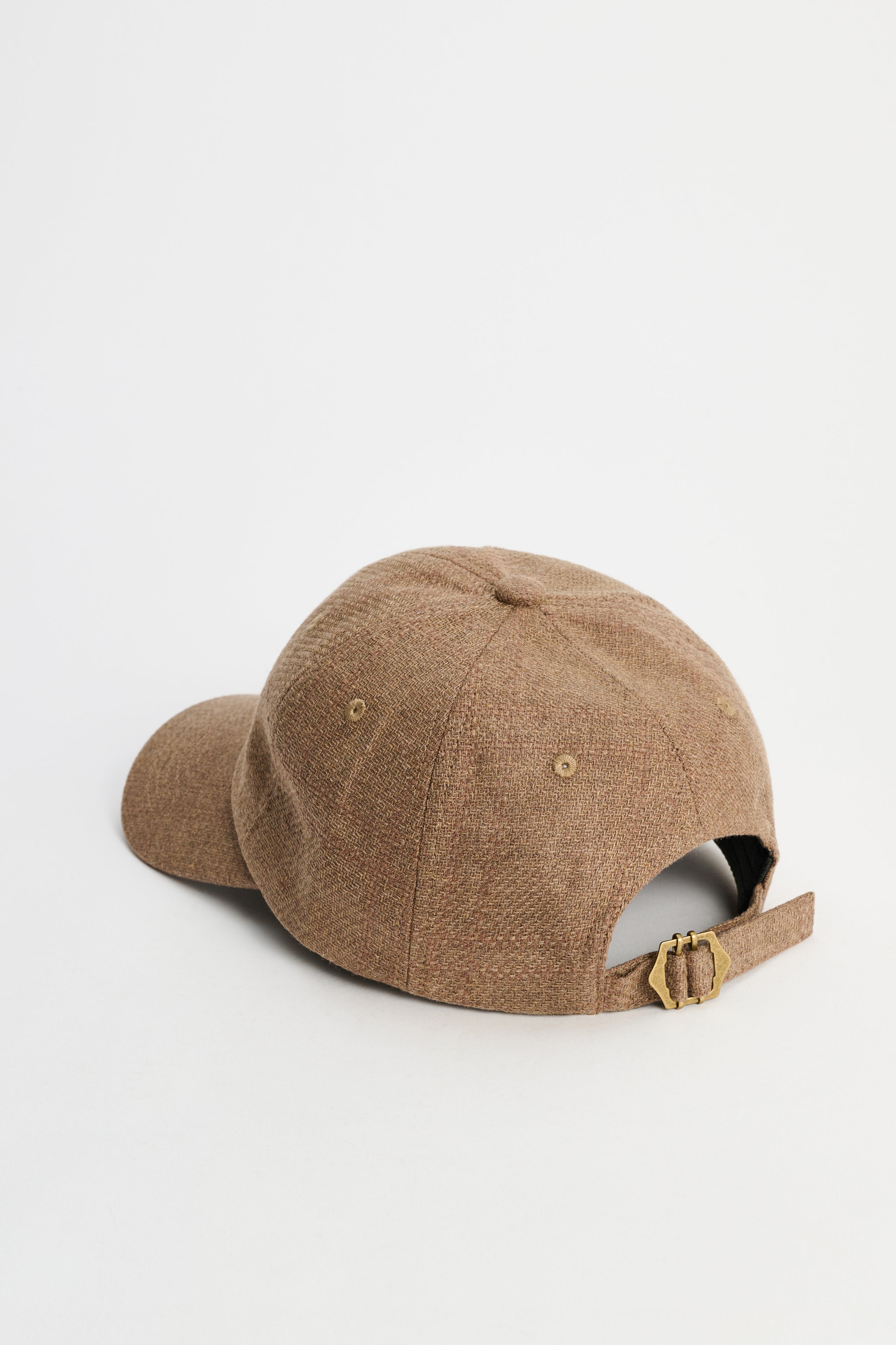 Carter Young Shirting Stripe Baseball Cap Mocha