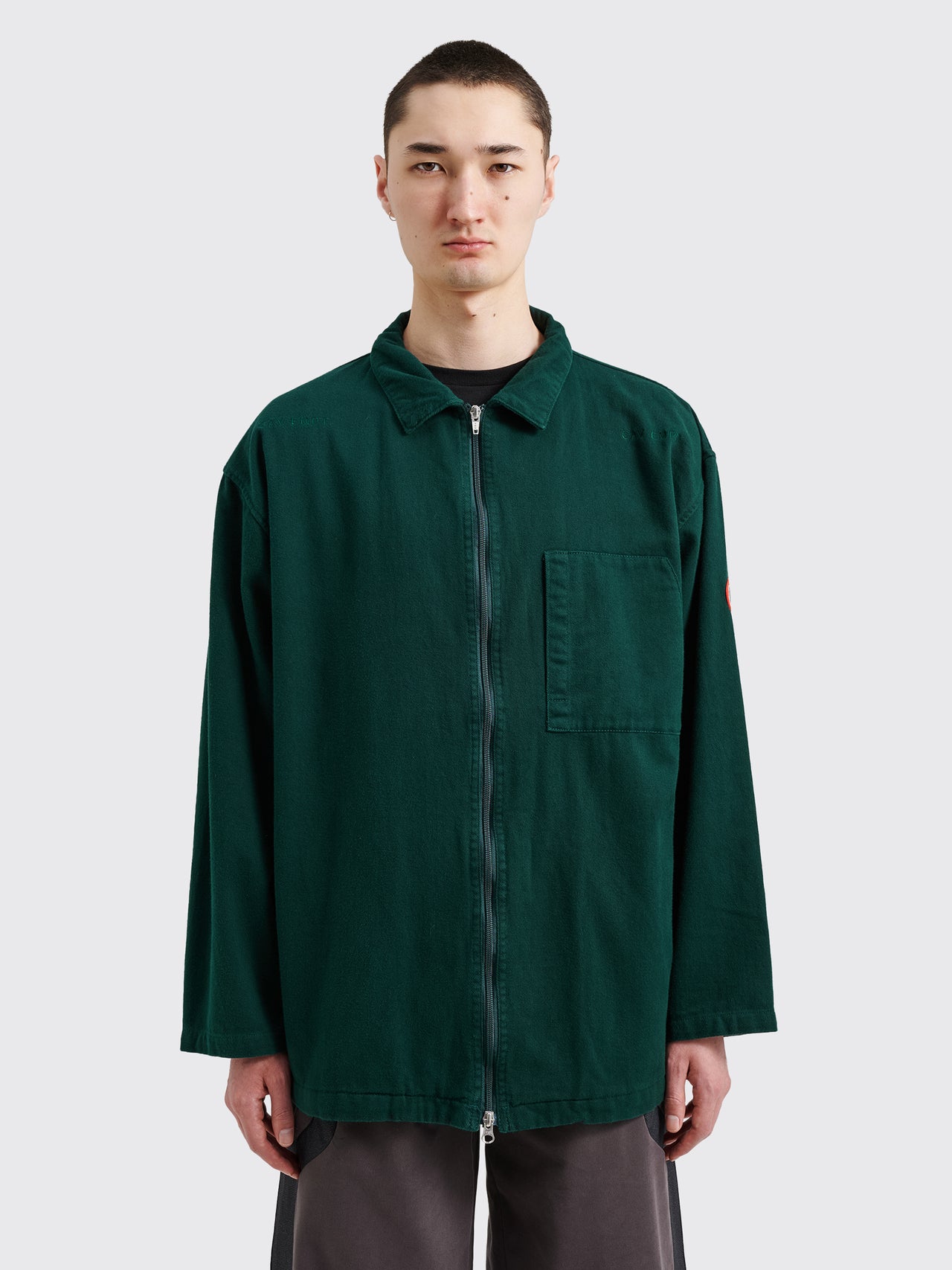 Cav Empt Cotton Zip Light Jacket Green