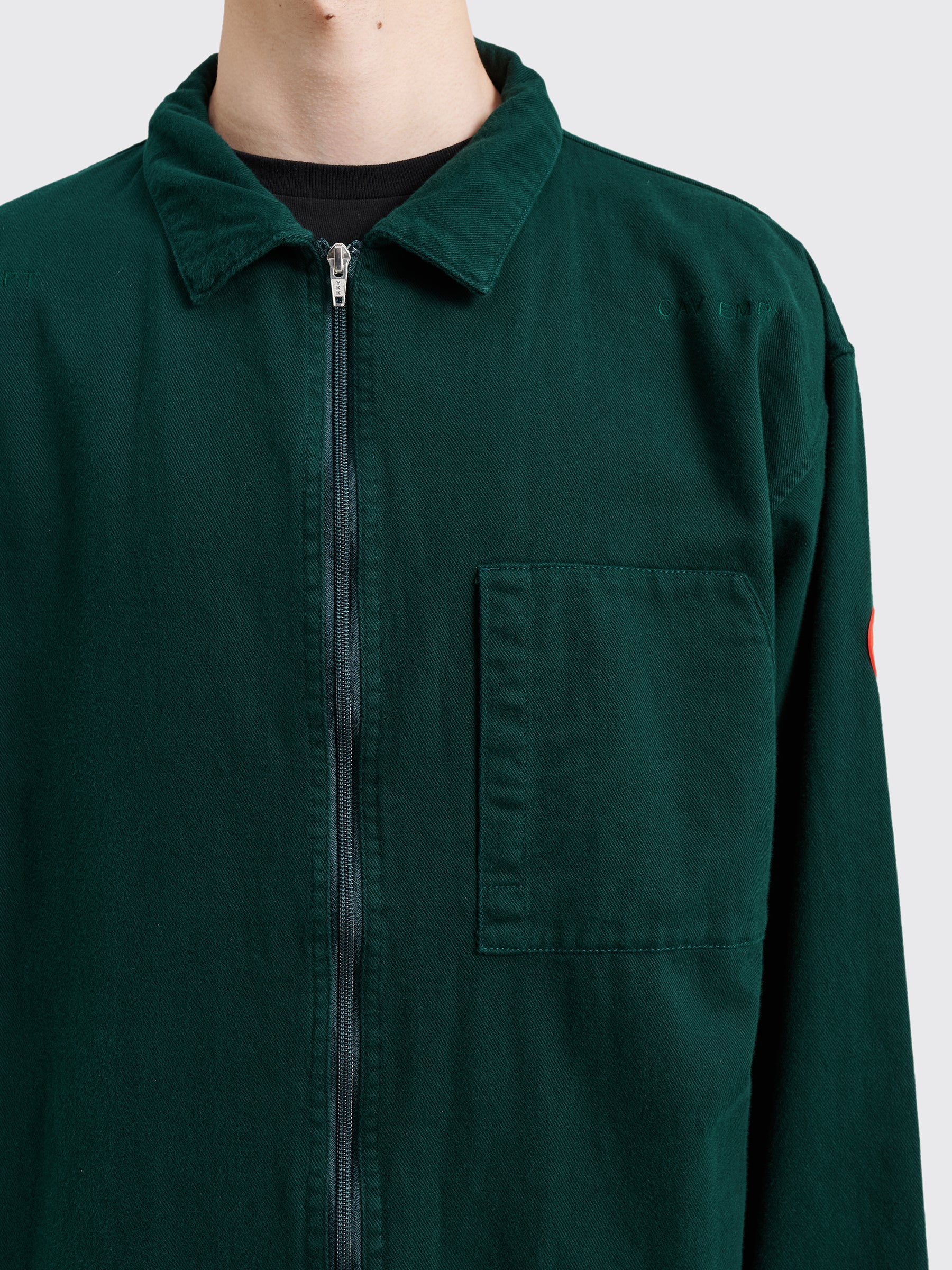 Cav Empt Cotton Zip Light Jacket Green