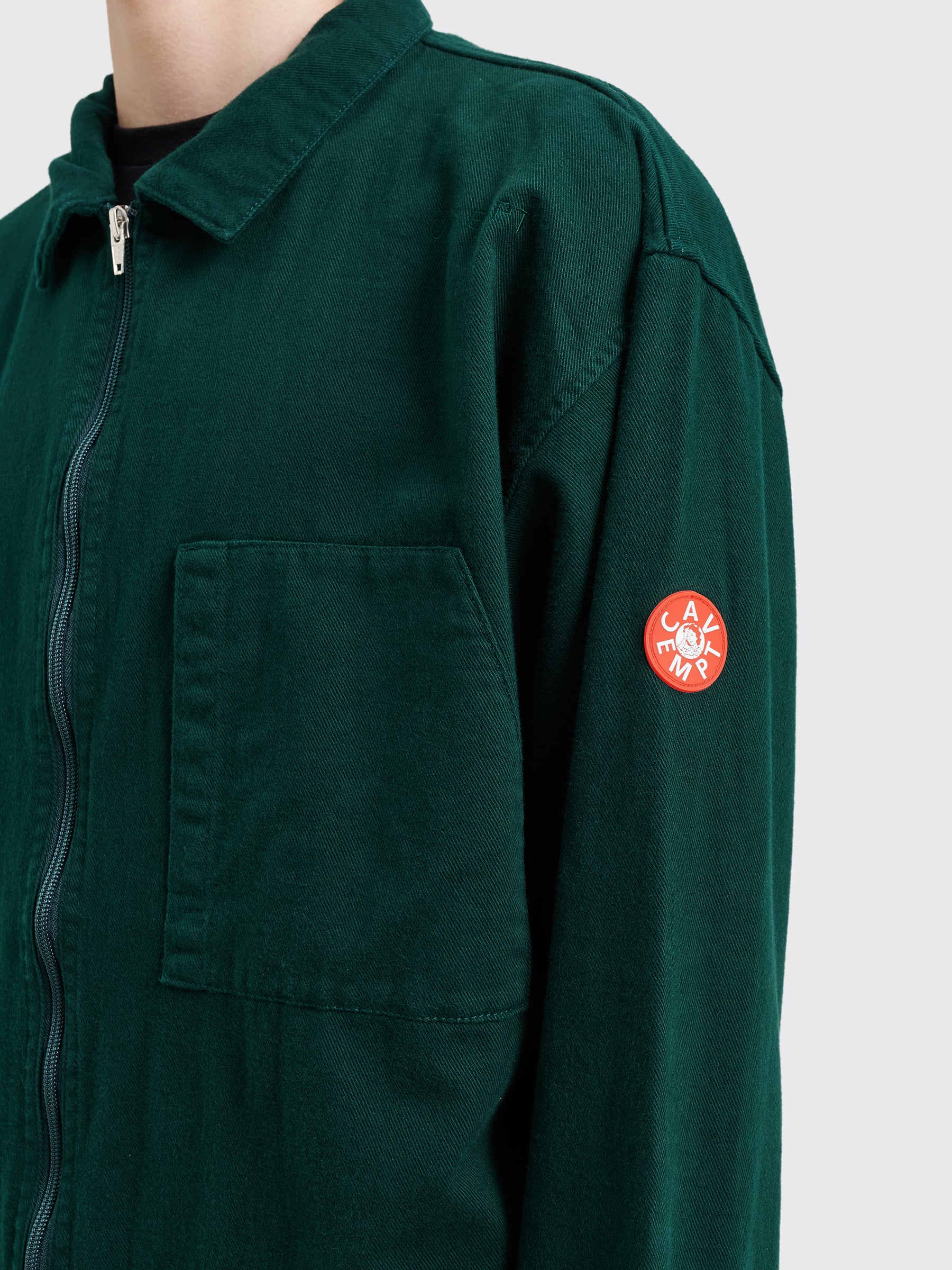 Cav Empt Cotton Zip Light Jacket Green