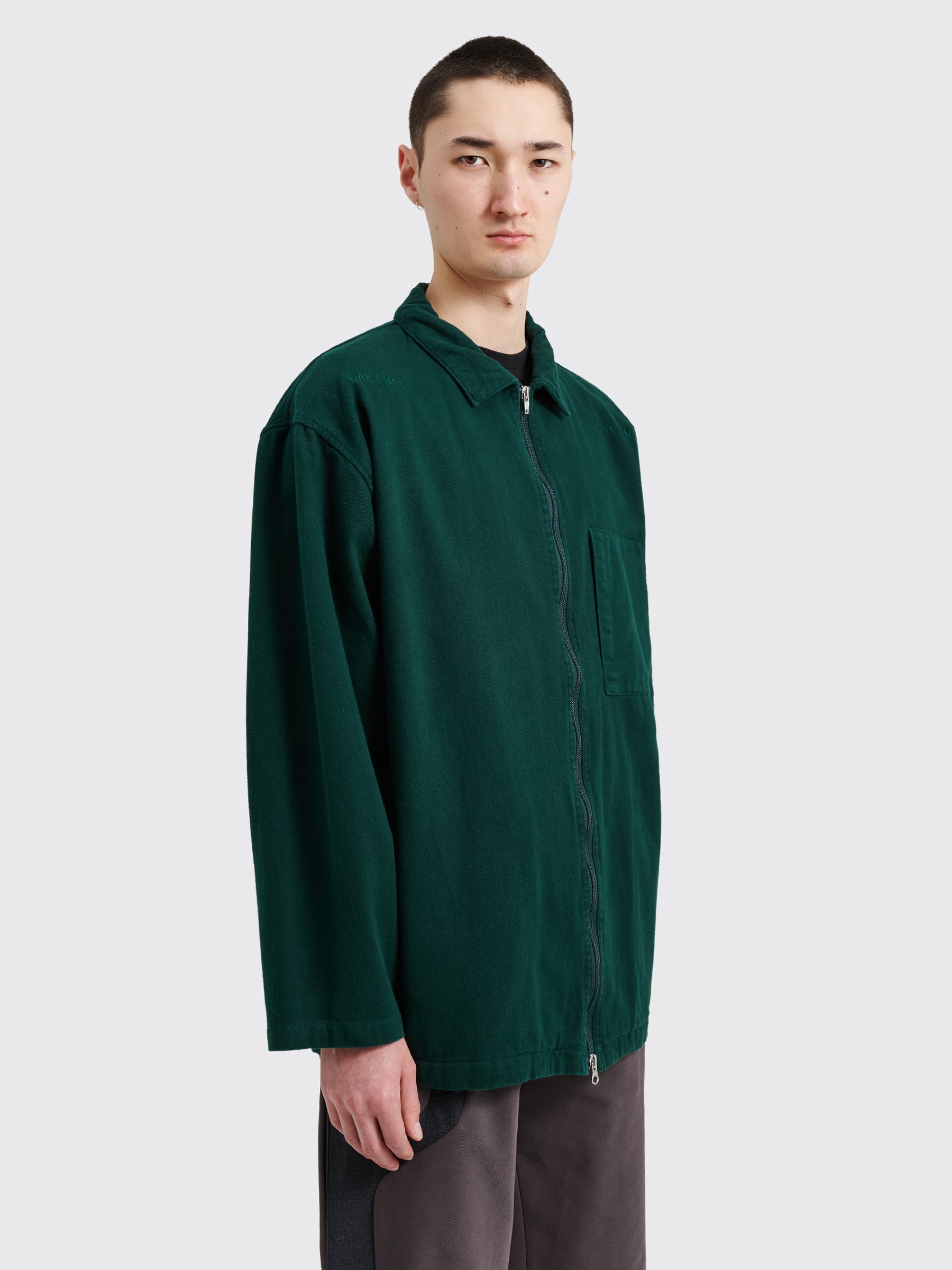 Cav Empt Cotton Zip Light Jacket Green