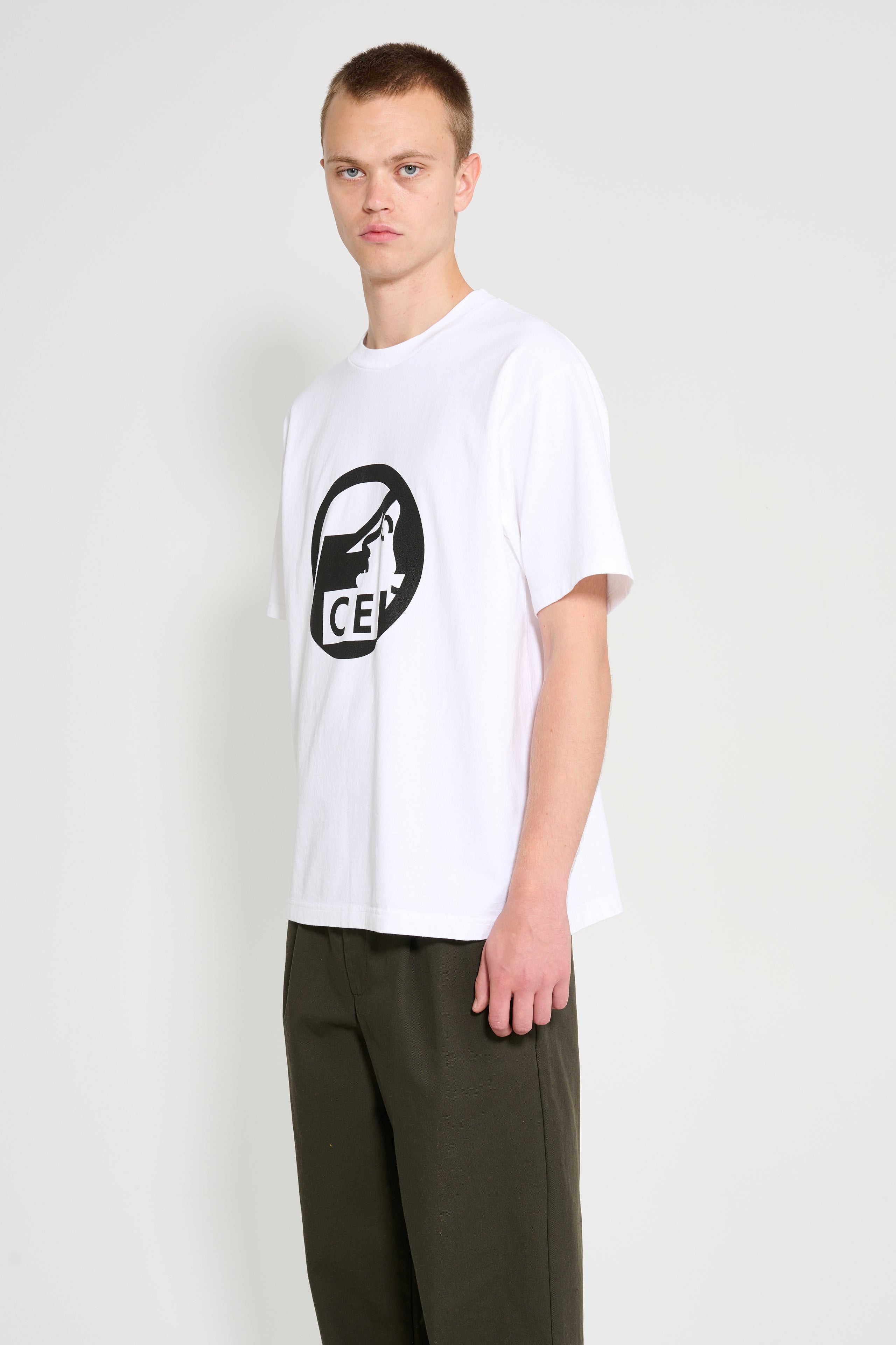 Cav Empt Flat Pre Cog T-shirt White