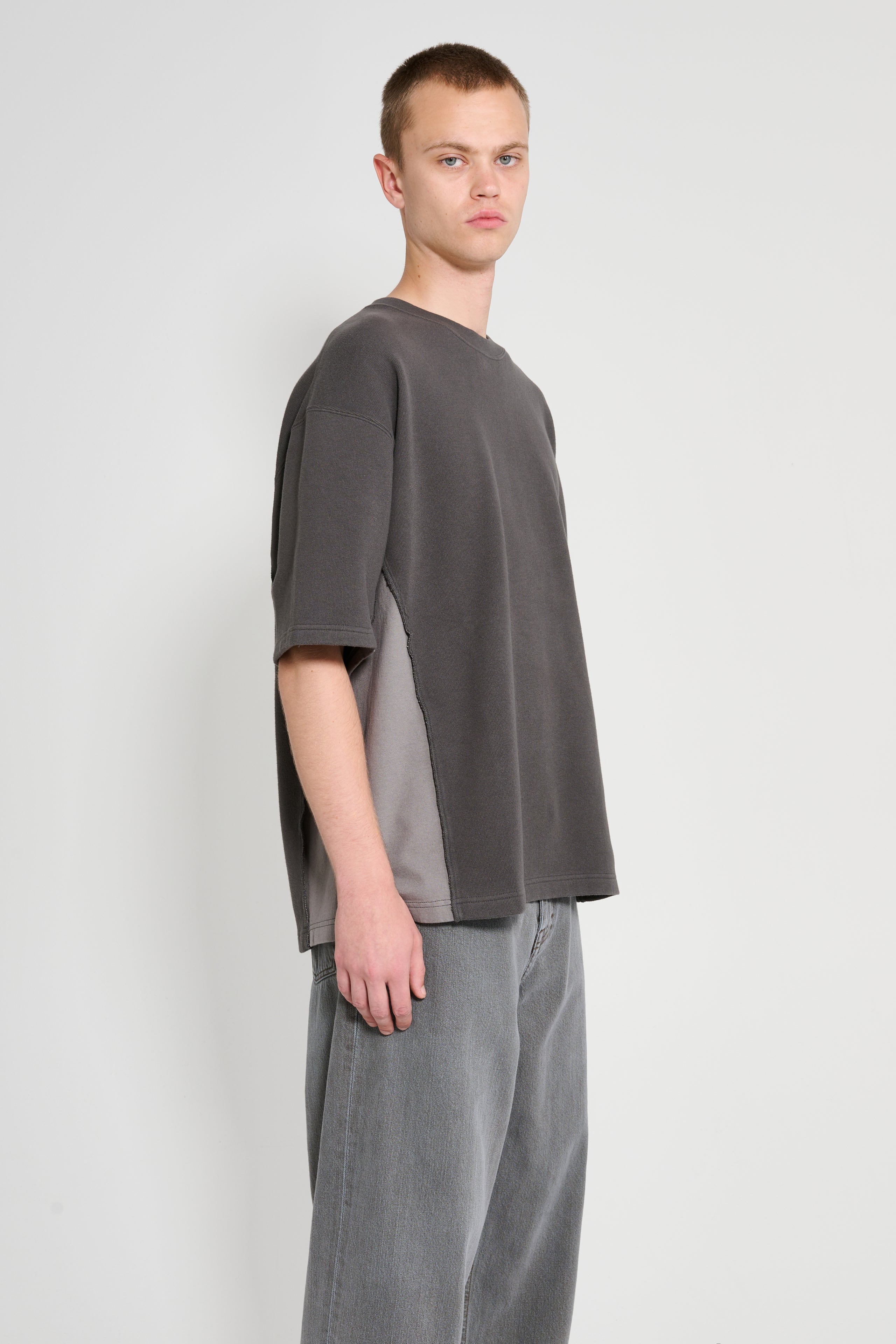 Cav Empt Side Seam DBL Knit T Charcoal