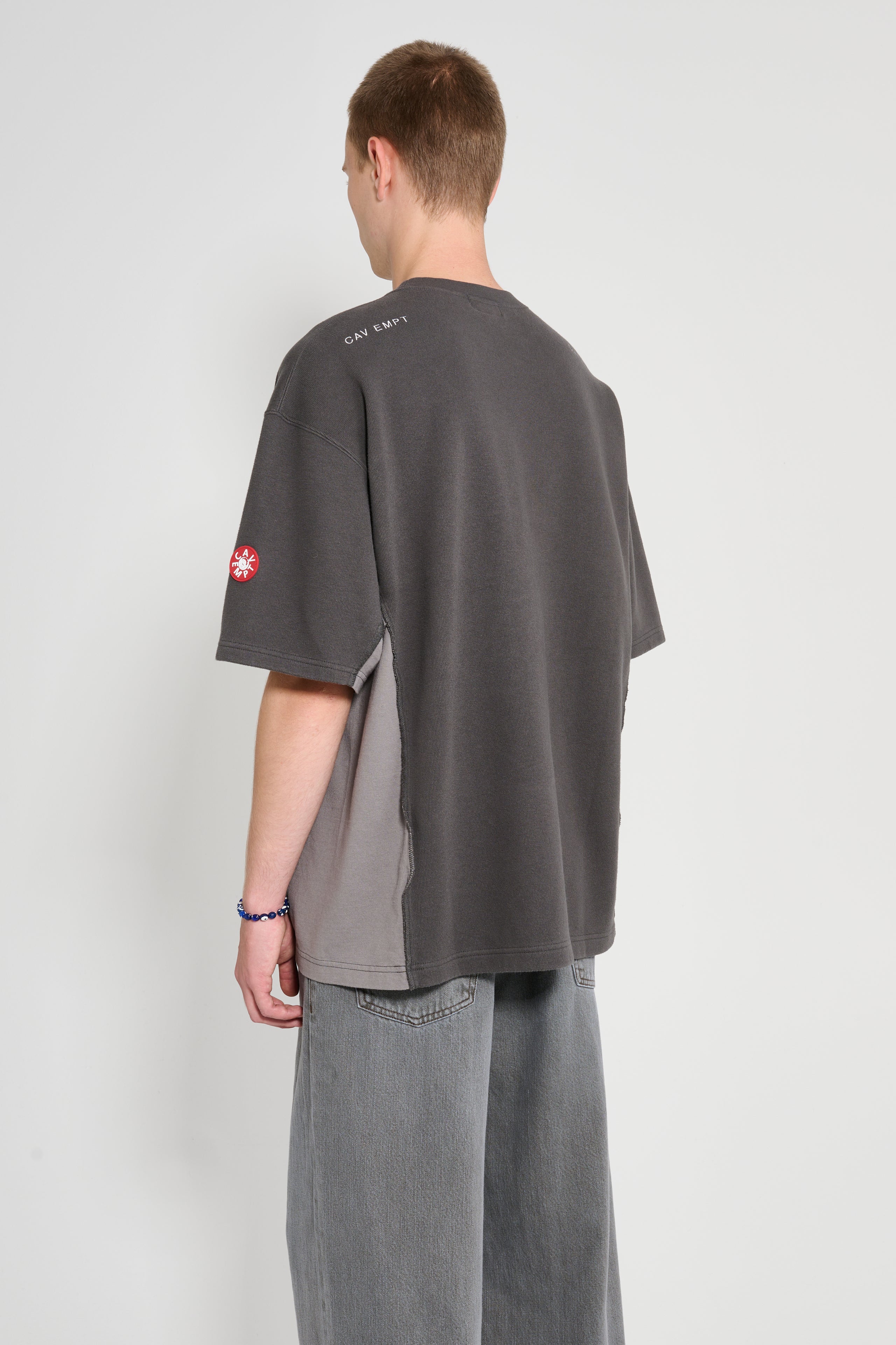 Cav Empt Side Seam DBL Knit T Charcoal