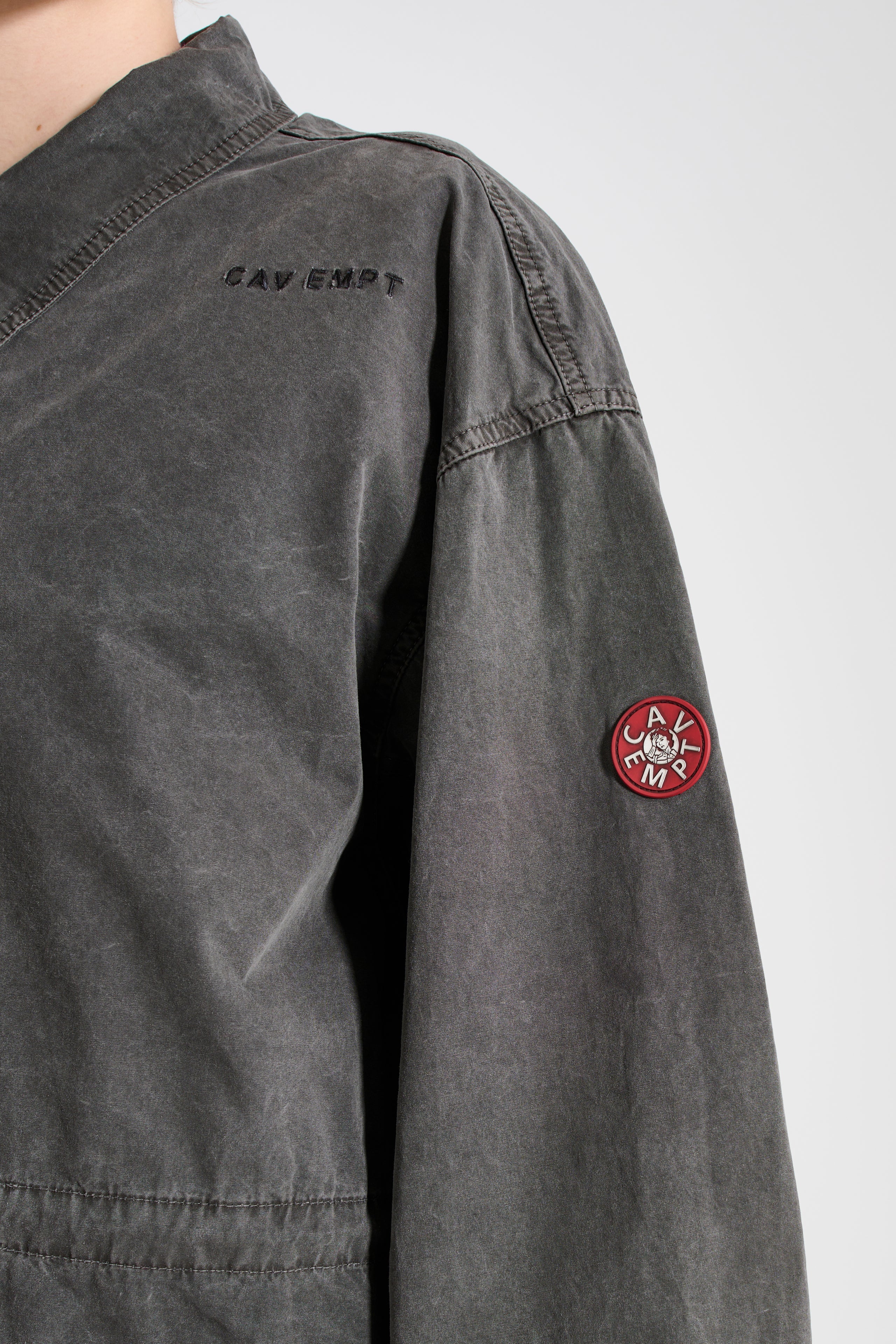 Cav Empt Overdye Easy BDU Jacket Charcoal