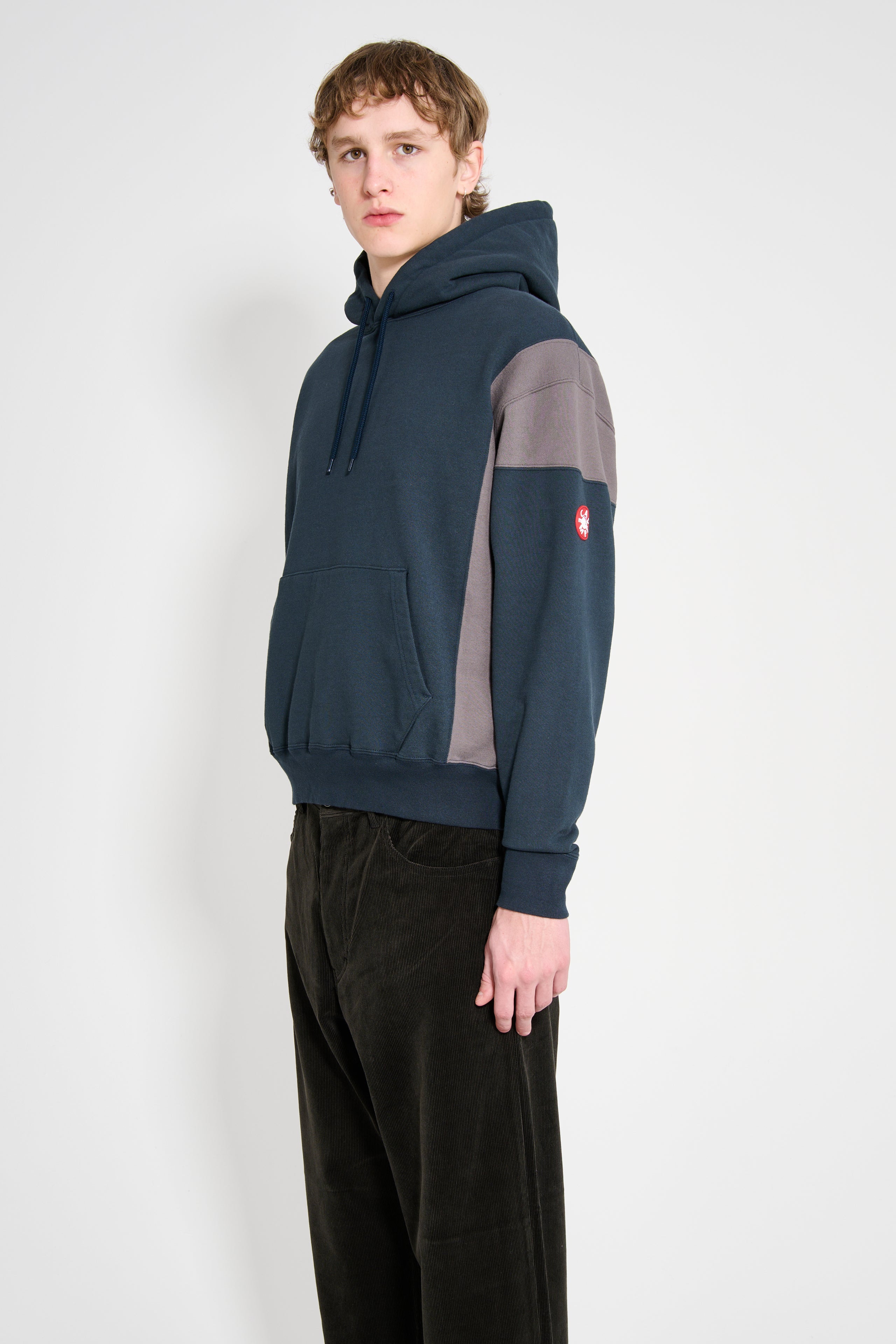 Cav Empt Side Color Hoodie Navy