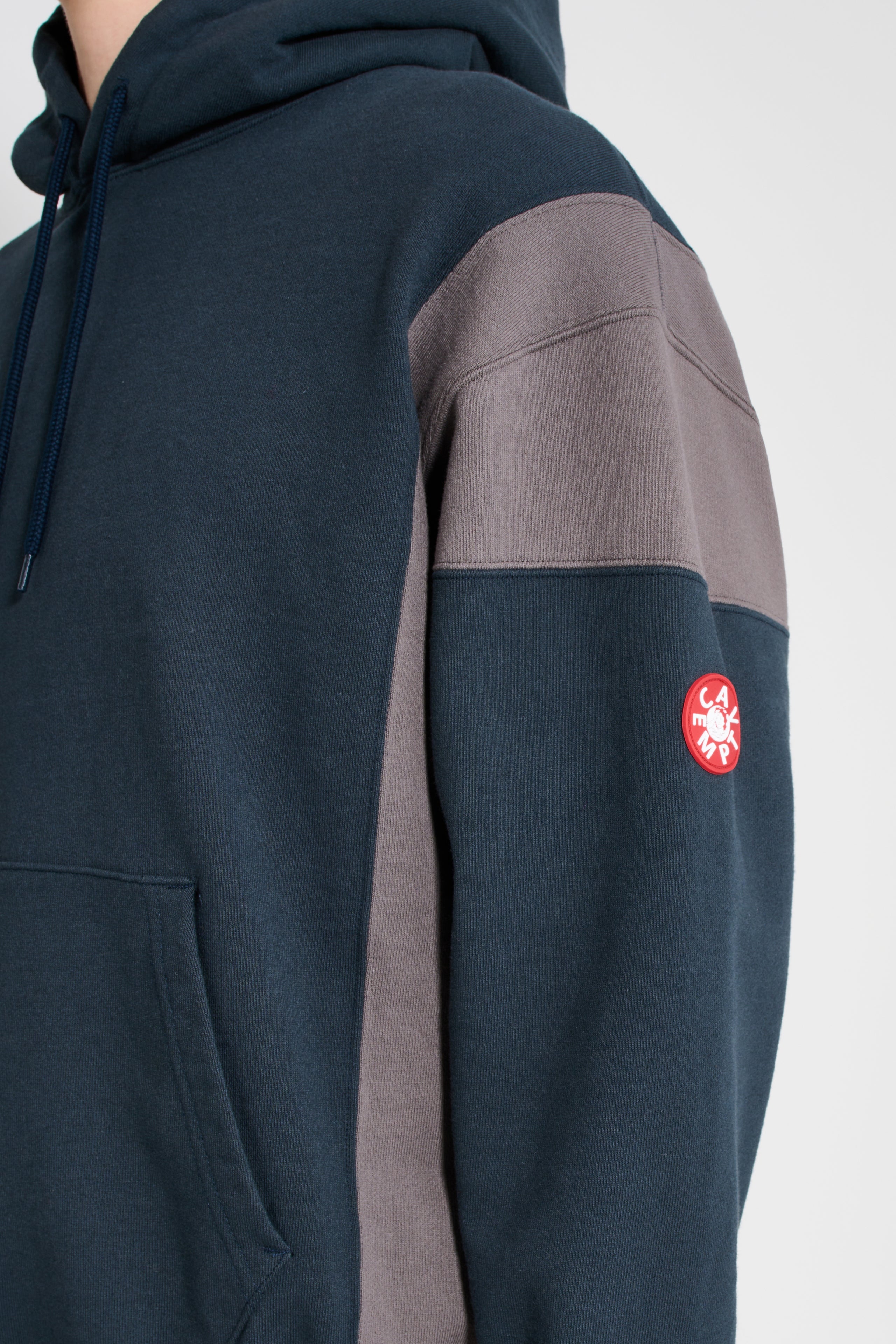 Cav Empt Side Color Hoodie Navy