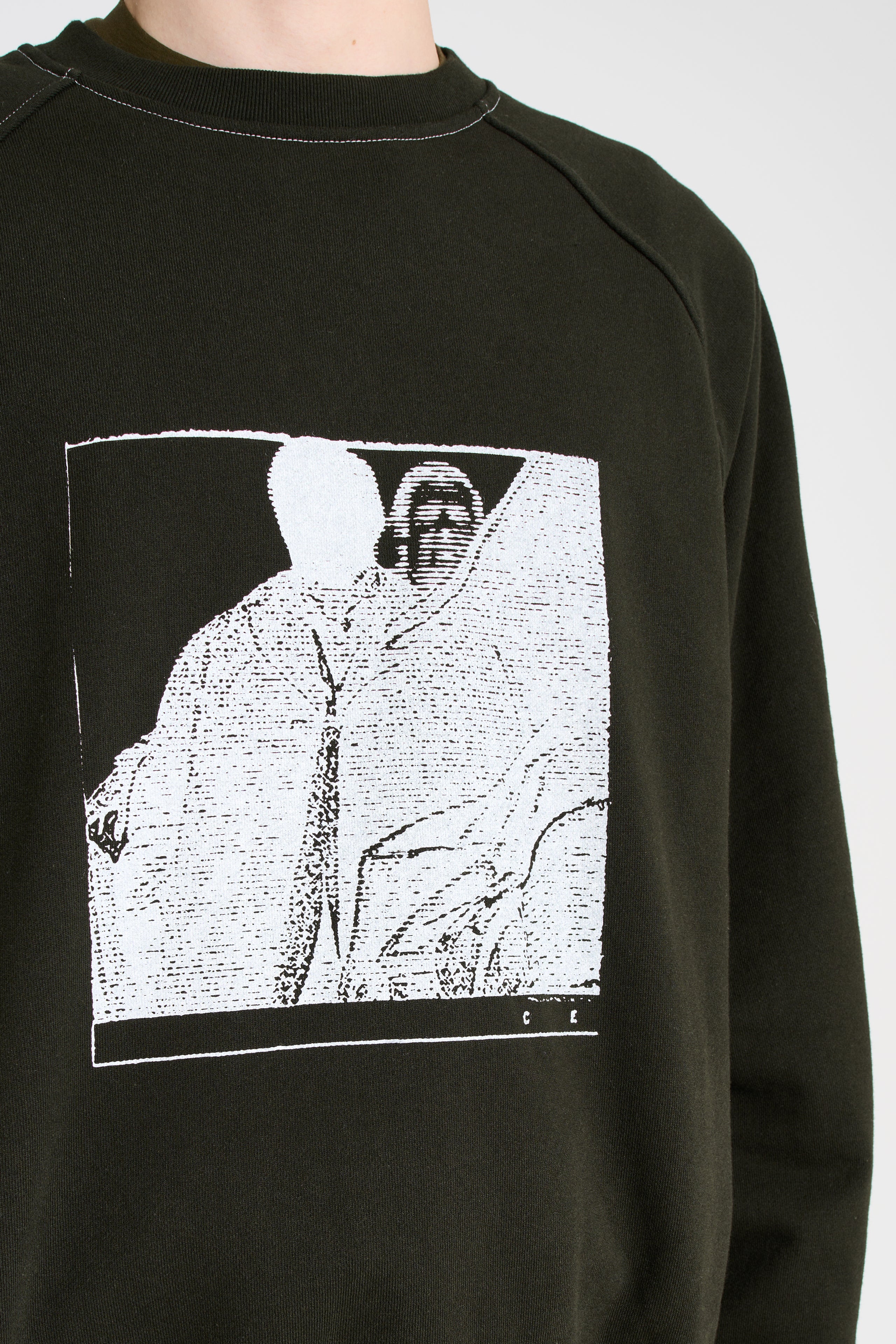 Cav Empt  MD Authorship Big Crew Neck Black