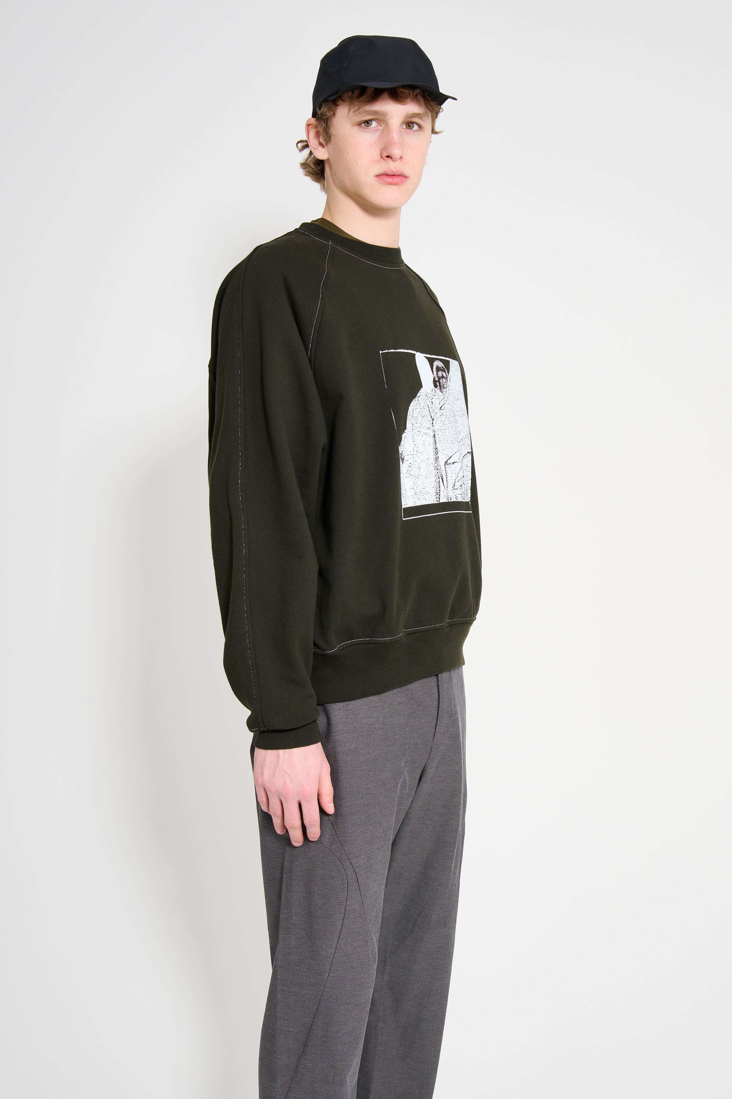 Cav Empt  MD Authorship Big Crew Neck Black