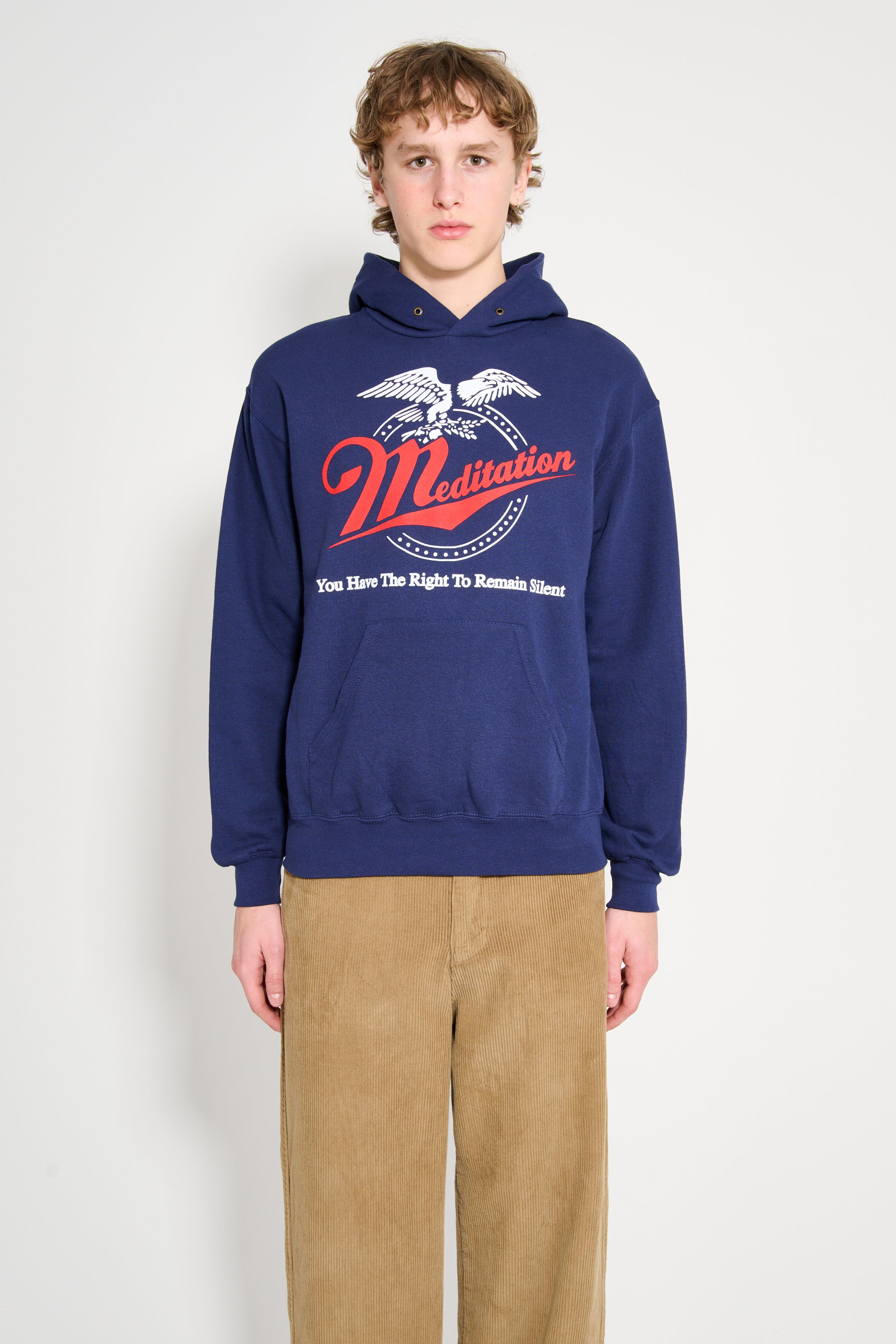 Connie Costas Meditation Hoodie Navy